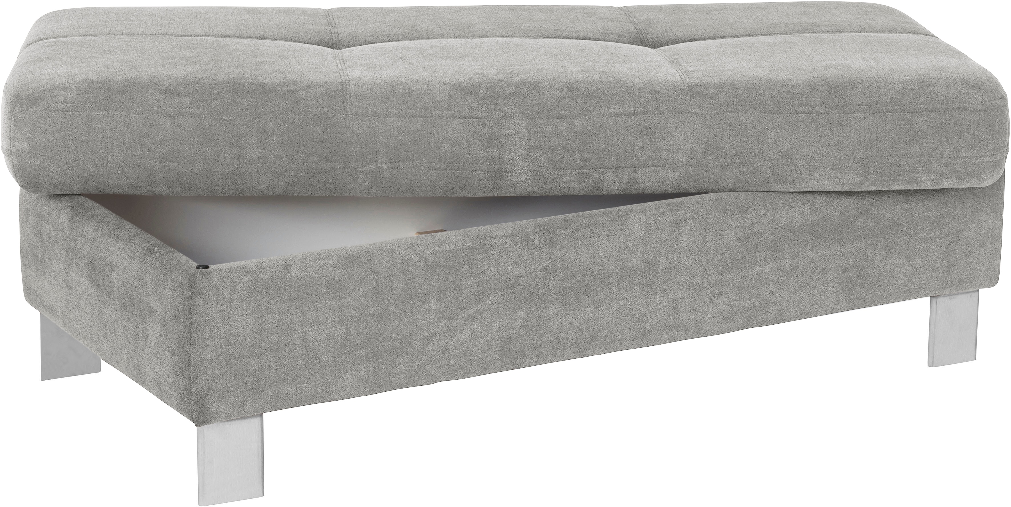 Thumbnail - exxpo - sofa fashion Hocker "Fiji Bankhocker mit Staufach unter der Sitzfläche", elegant modern mit toller Detailverarbe...