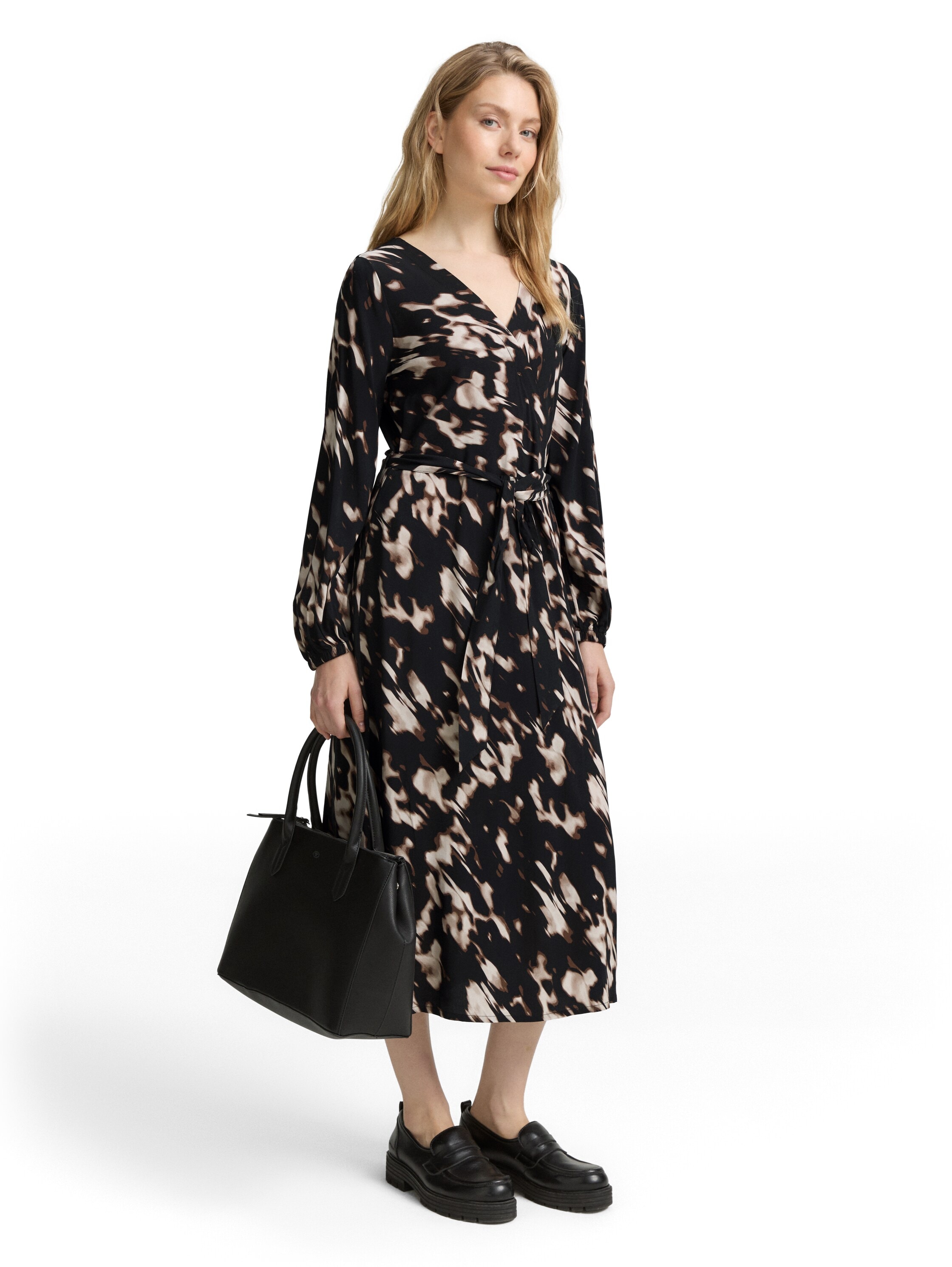 TOM TAILOR Wickelkleid, mit Muster günstig online kaufen