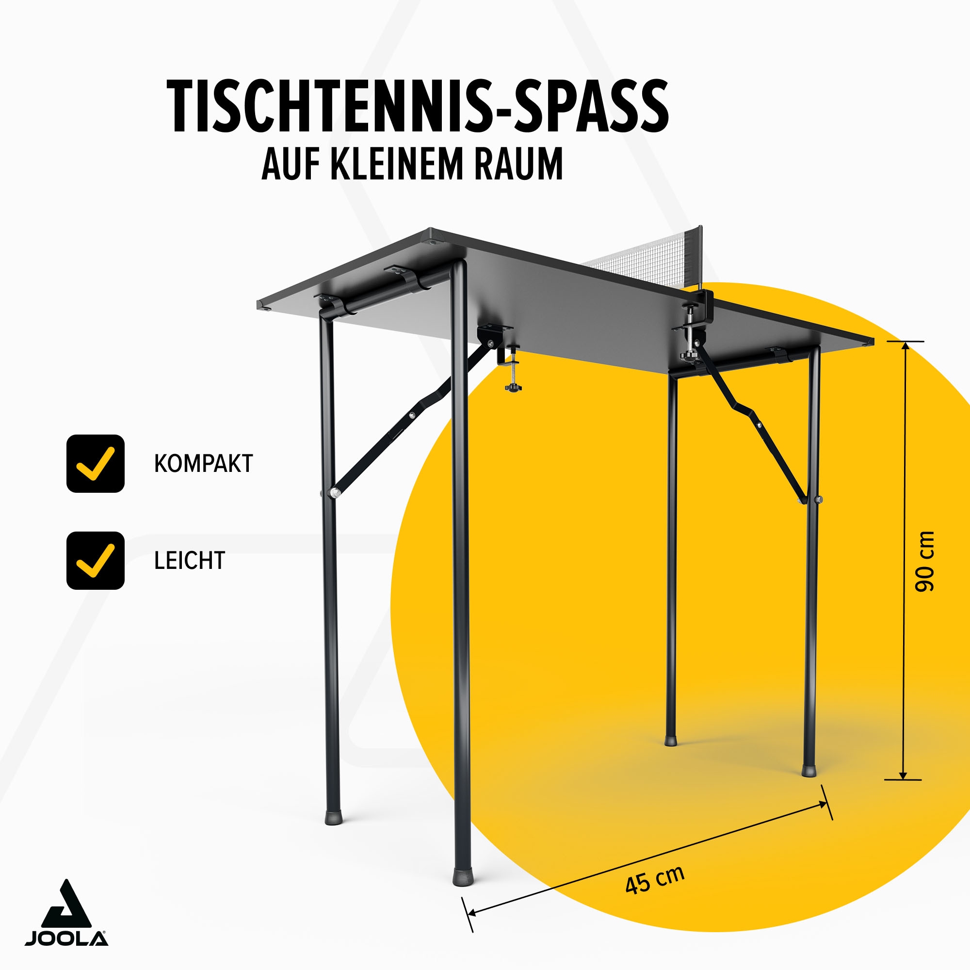 Joola Tischtennisplatte »JOOLA Tischtennisplatte Mini dark-grey«