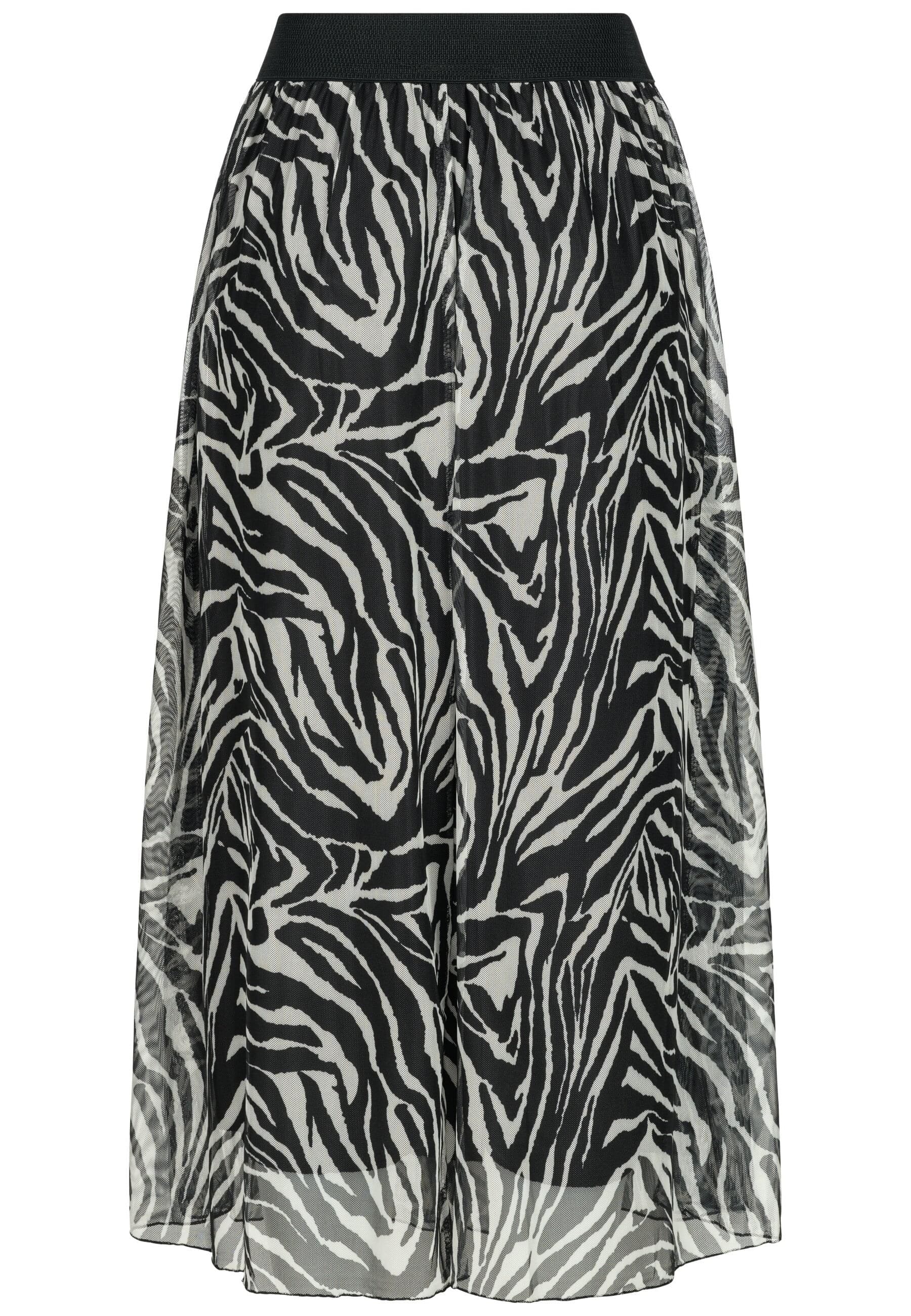 CLOUD 5IVE Sommerrock »CLOUD 5IVE Longform Skirt 2-layered with animal print«, (1 tlg.)