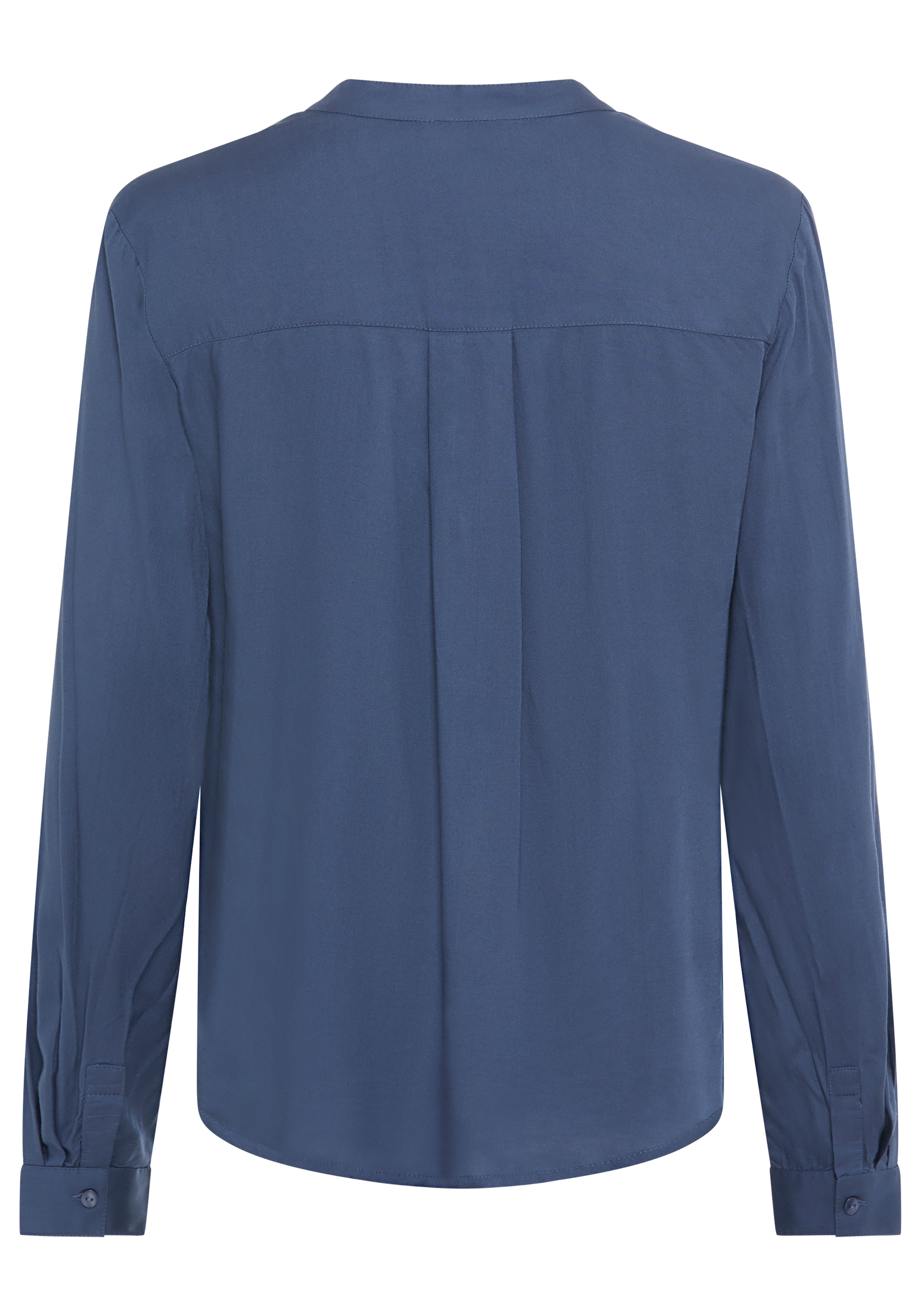 AJC Hemdbluse, mit kleinem Stehkragen und Brusttasche