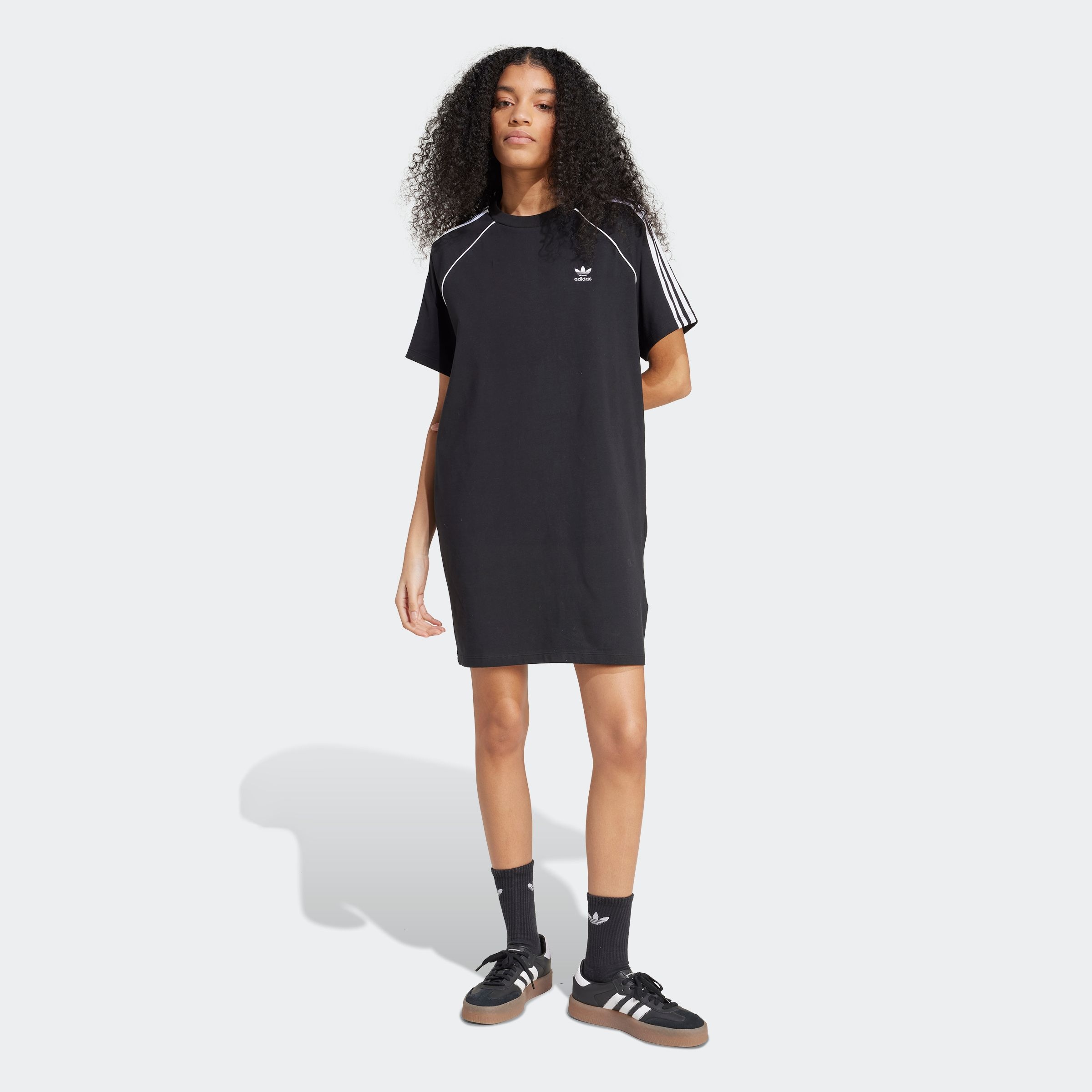 adidas Originals Shirtkleid "SST TEE DRESS" aus dehnbarer Baumwolle, mit El günstig online kaufen