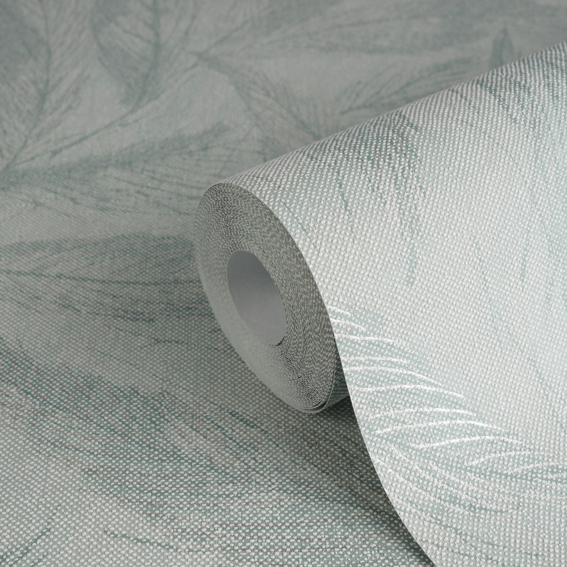 A.S. Création Vliestapete »mit Blätter-Design natürliche Eleganz« matt strukturiert Dekorative Vliestapete mit filigranem Blattmuster