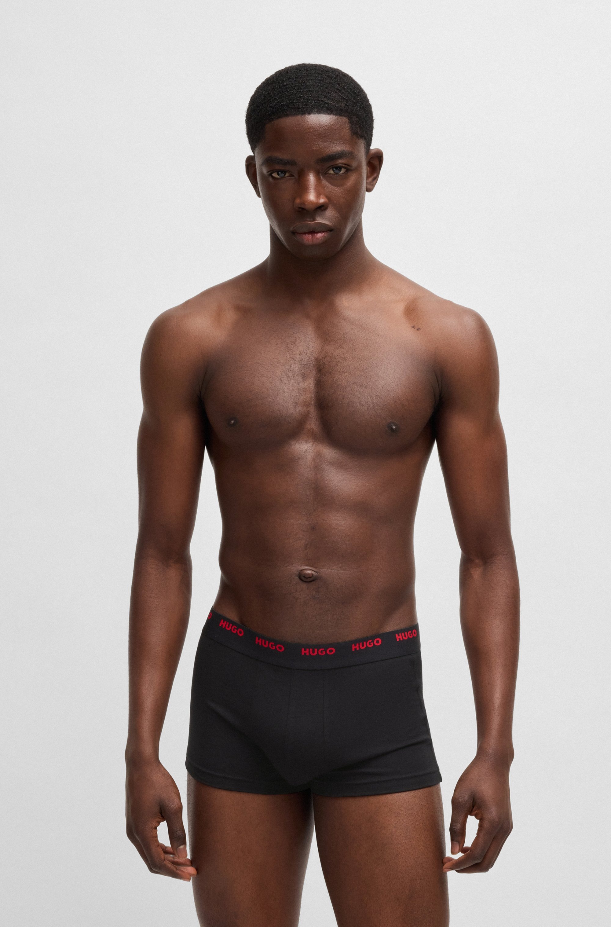 Thumbnail - HUGO Underwear "FIVE PACK" Packung, 5er-Pack, 5 Stk. mit HUGO Schriftzug