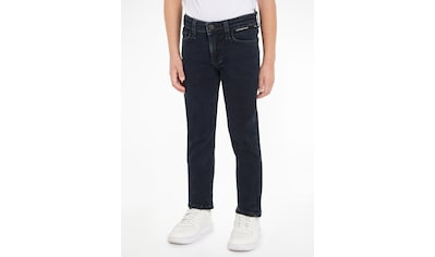 Tommy Hilfiger Straight-Jeans »ARCHIVE RECONSTRUCTED MID WASH«, mit  Logoschriftzug am Bund online bestellen | BAUR