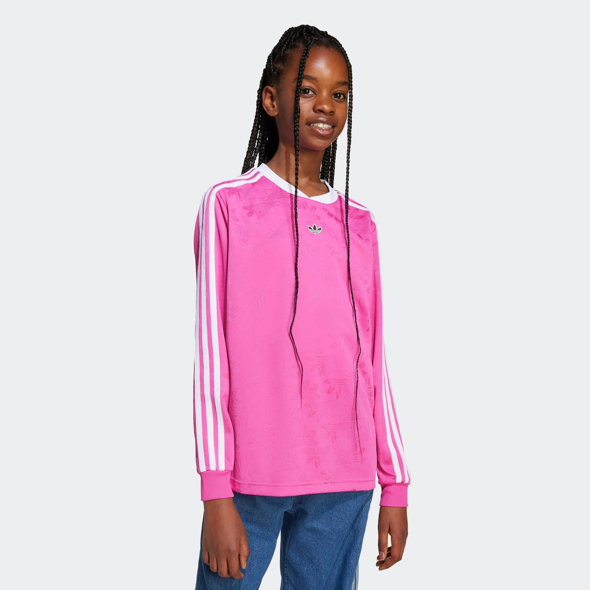 Thumbnail - adidas Originals Langarmshirt "LONGSLEEVE" sportlicher Stil, Langarm, mit V-Ausschnitt, mit Trefoil-Monogramm