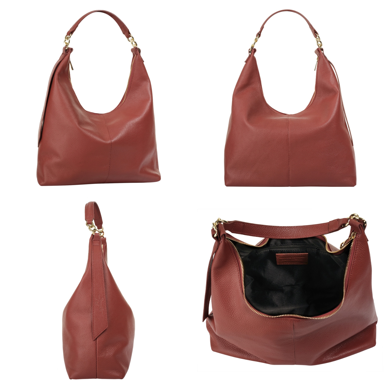 Samantha Look Shopper, Made in Italy, Große Handtasche mit Smartphonefach