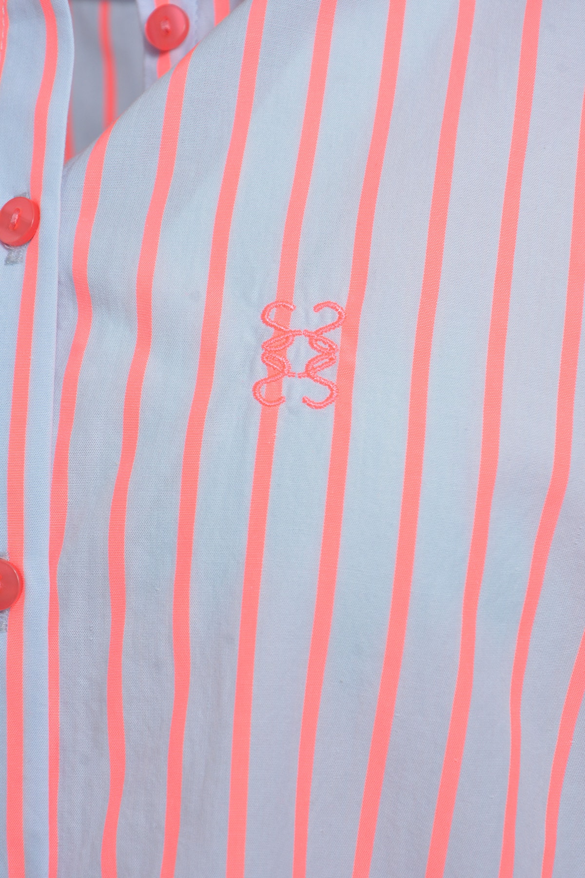 Smith & Soul Hemdbluse mit zusätzlicher Knopfleiste am Rücken, gestreift