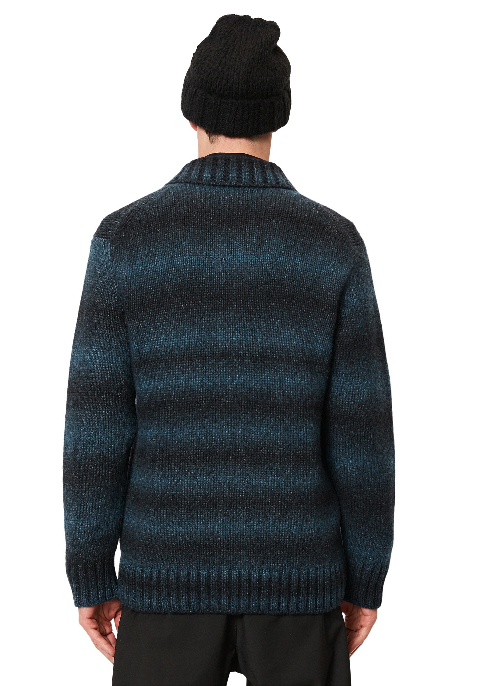 Marc O'Polo Cardigan »aus zweifarbigem Wolle-Bio-Baumwolle-Mix«