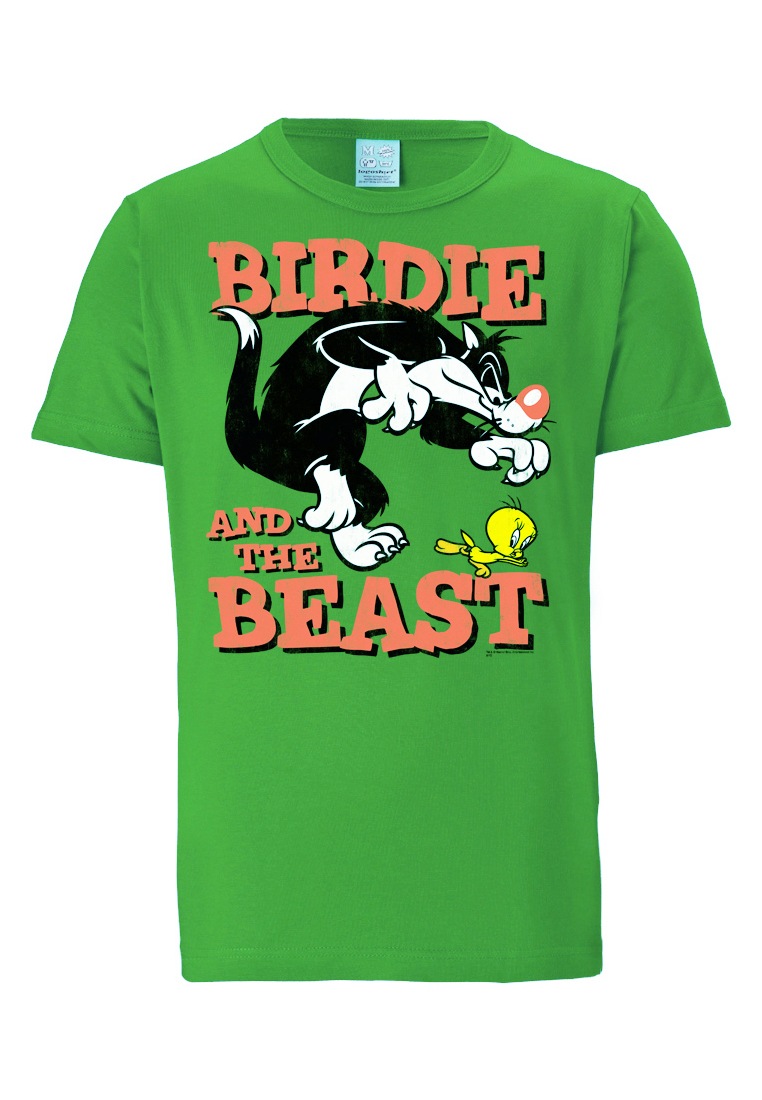 LOGOSHIRT T-Shirt »Looney Tunes – Sylvester & Tweety«, mit lizenziertem Print