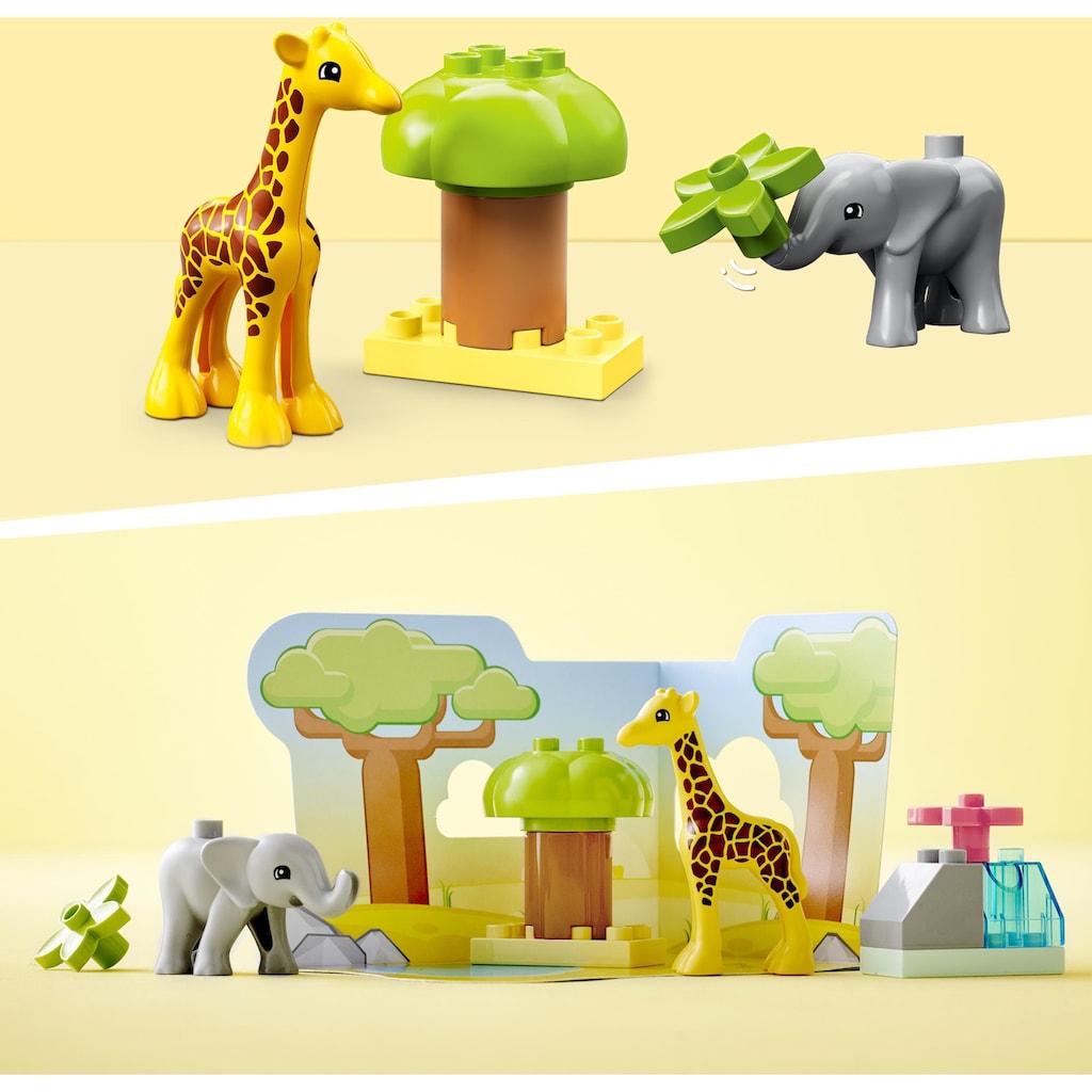 LEGO® Konstruktionsspielsteine »Wilde Tiere Afrikas (10971), LEGO® DUPLO«, (10 St.)