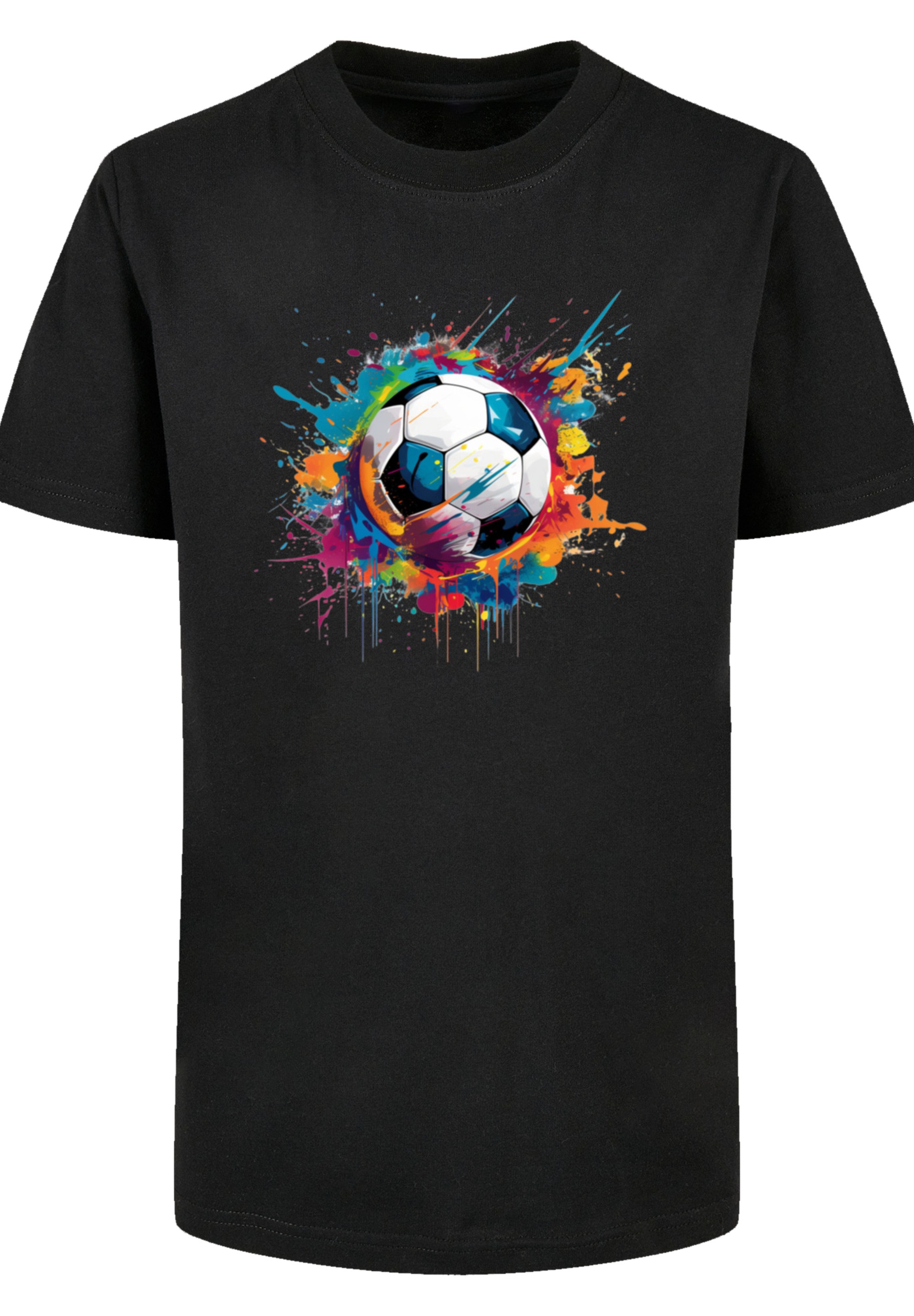 F4NT4STIC T-Shirt »Fußball Bunt Splash«, Premium Qualität