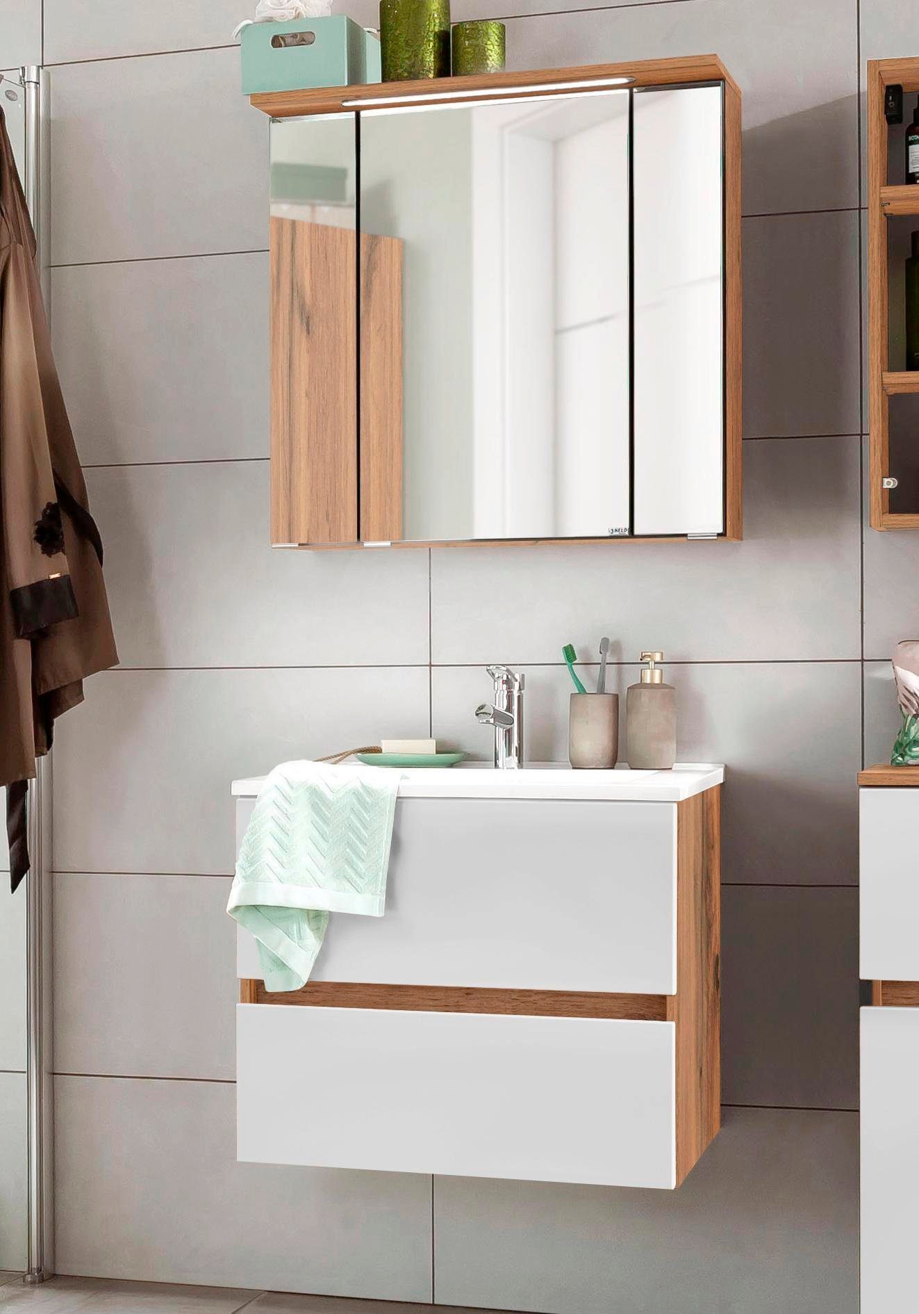 welltime Badmöbel-Set "Lucca" 2 Stk. tlg. günstig online kaufen