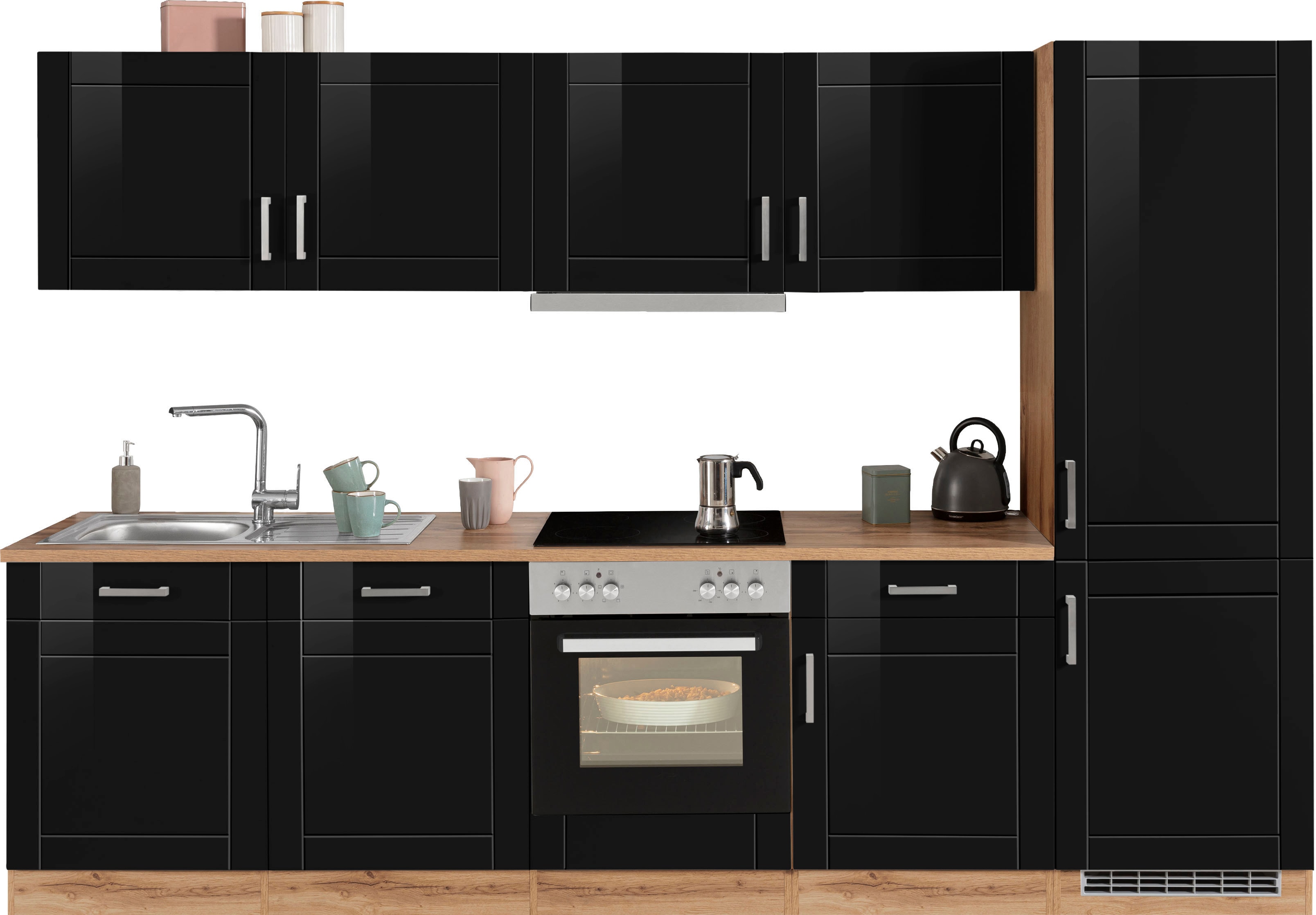 KOCHSTATION Küchenzeile "KS-Tinnum" mit E-Geräten, Breite 300 cm günstig online kaufen