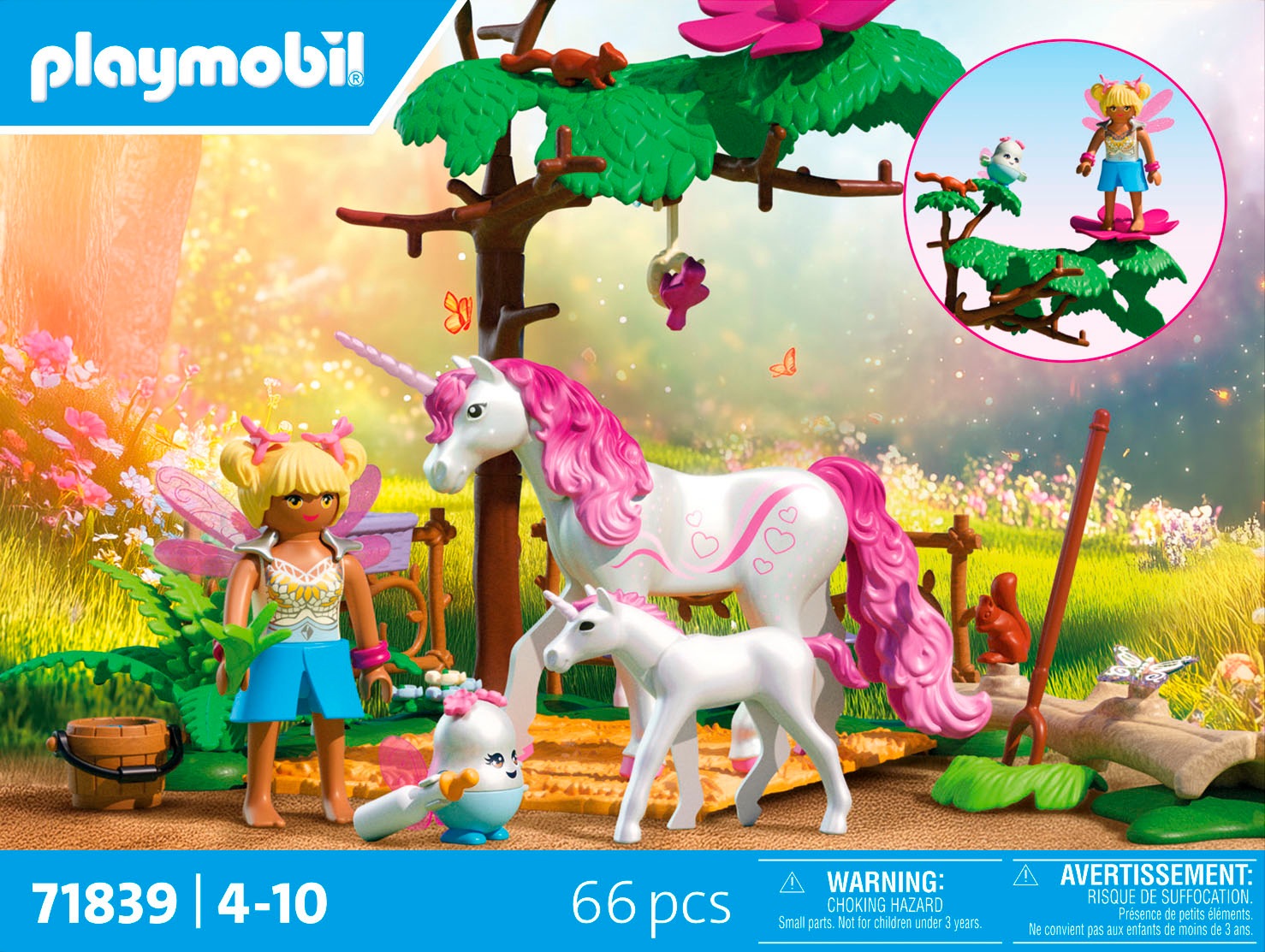 Playmobil® Konstruktions-Spielset »Zauberhafter Einhorn-Stall für Mama und Fohlen (71839), Princess Magic« Made in Europe