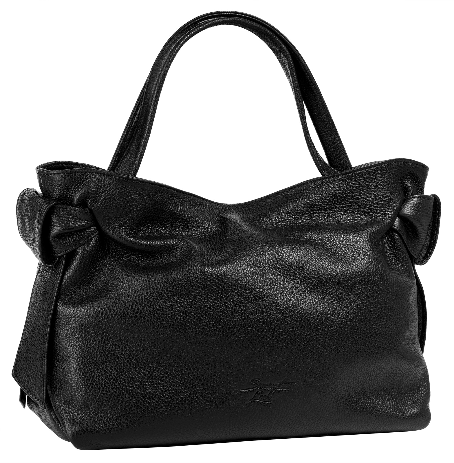 Samantha Look Henkeltasche, echt Leder, Made in Italy