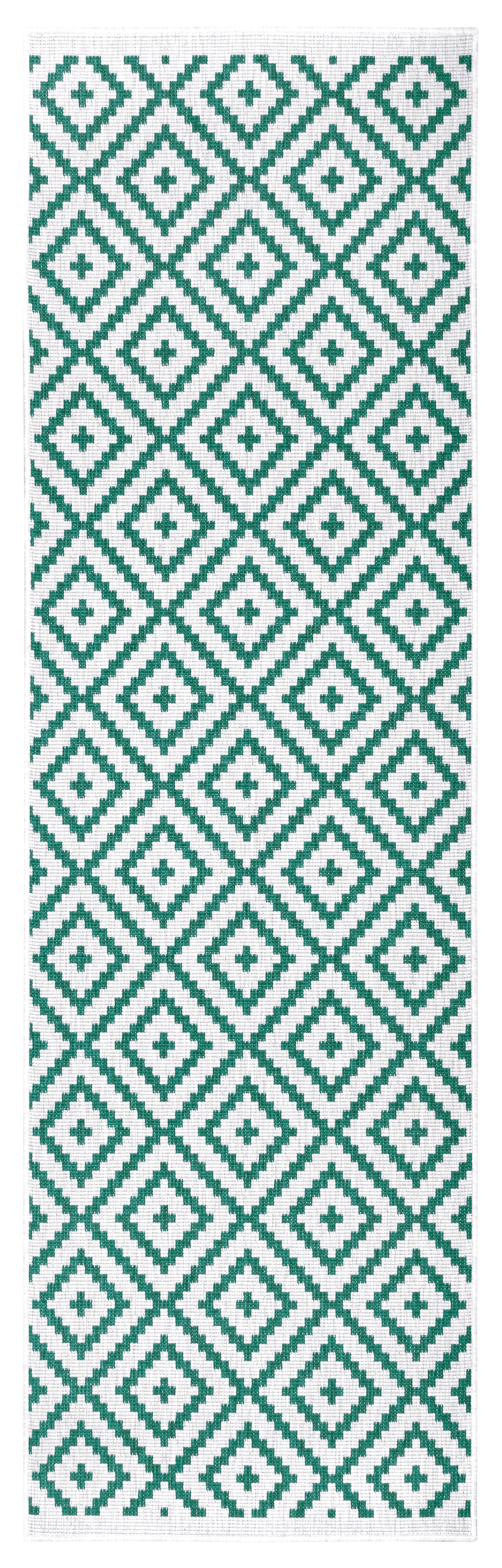 my home Läufer »Ronda Wendeteppich«, rechteckig, 5 mm Höhe, Sisal-Optik, Flachgewebe, In- und Outdoor, geometrisches Boho Design