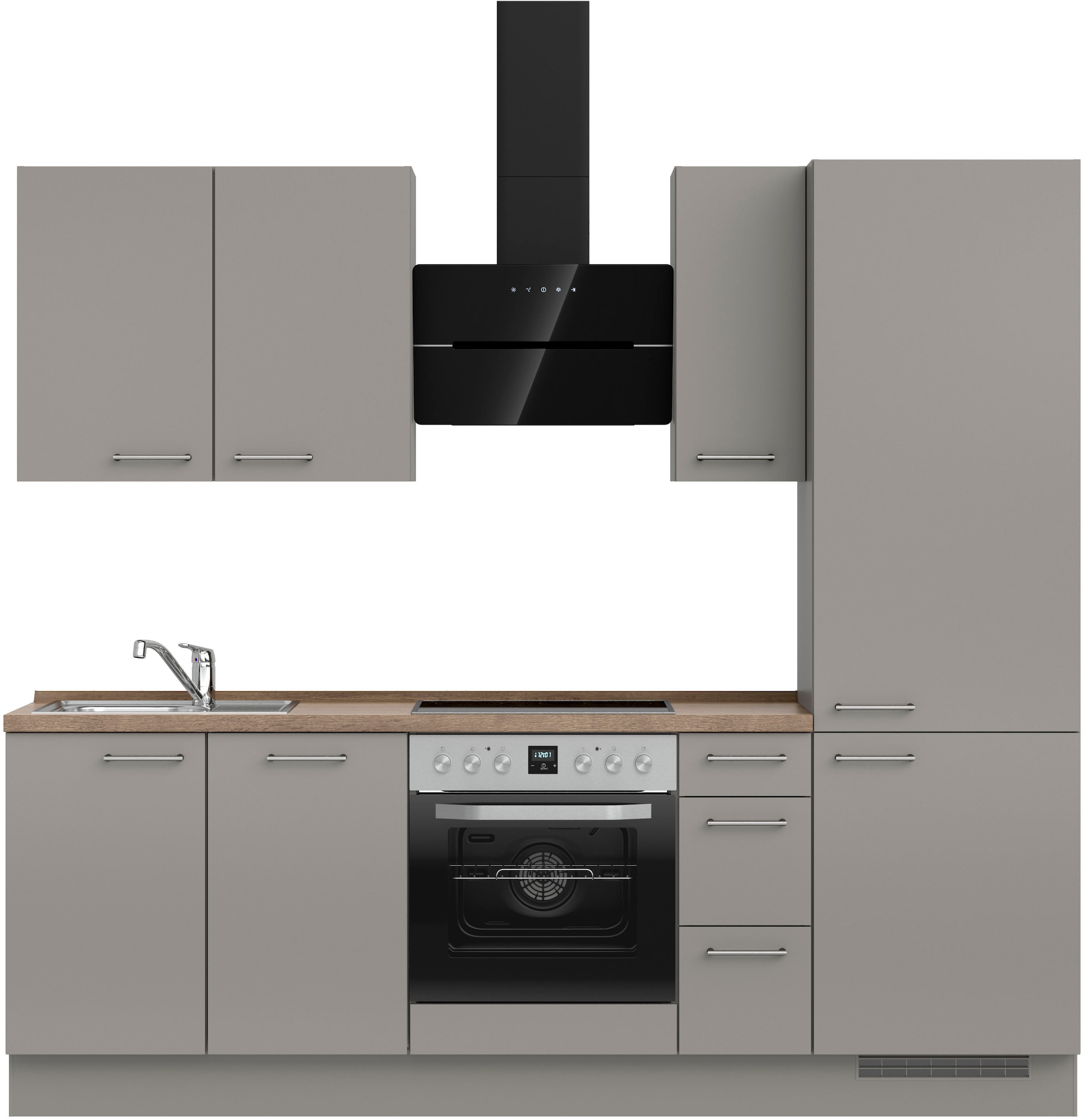 nobilia Küchenzeile ""Laser II", Ausrichtung wählbar, Breite 240 cm" vormon günstig online kaufen