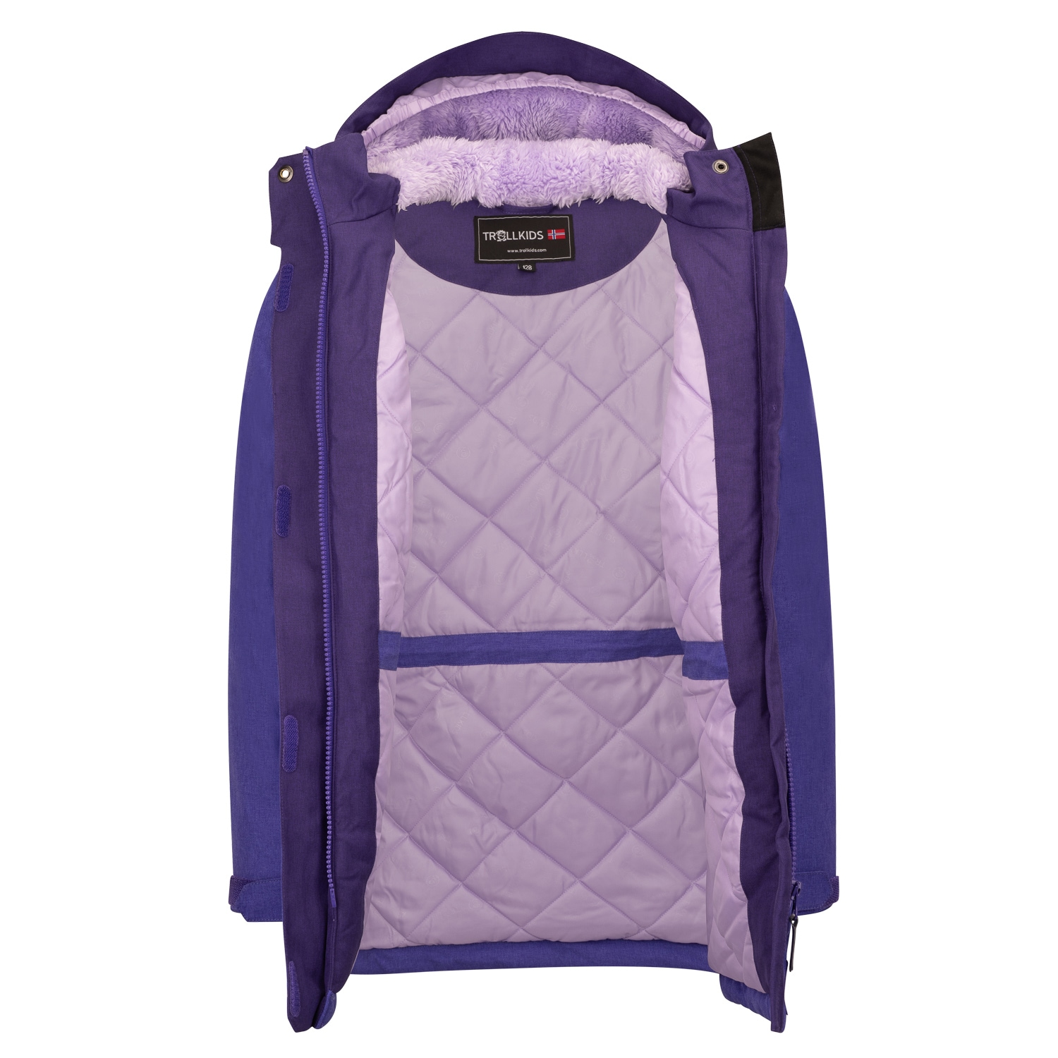 TROLLKIDS Wintermantel »GIRLS OSLO COAT PRO« länger geschnittener Wintermantel, aus Polyester, wasserdicht