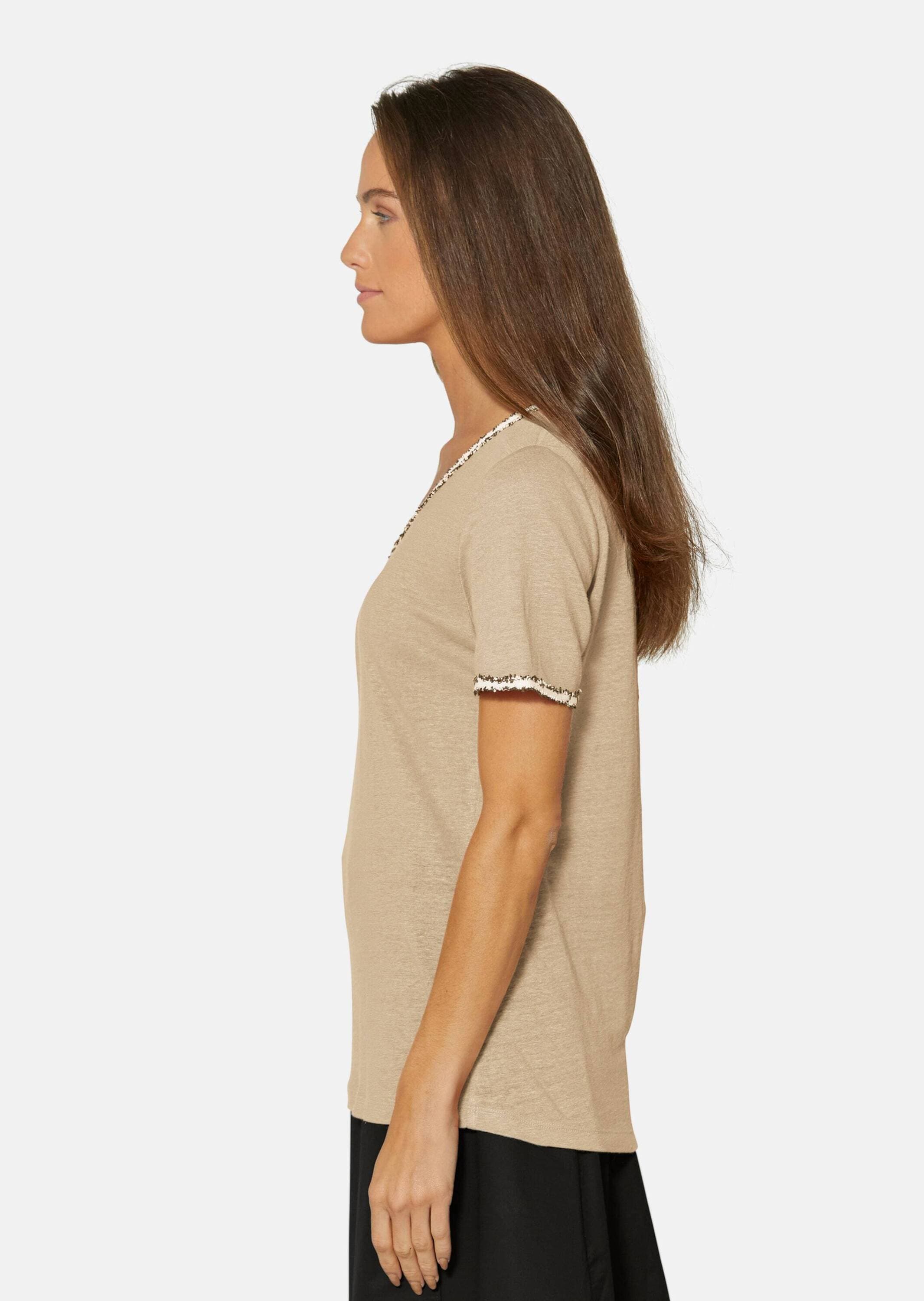 MADELEINE Kurzarmshirt »Shirt Kurzarm-Shirt aus Leinen«