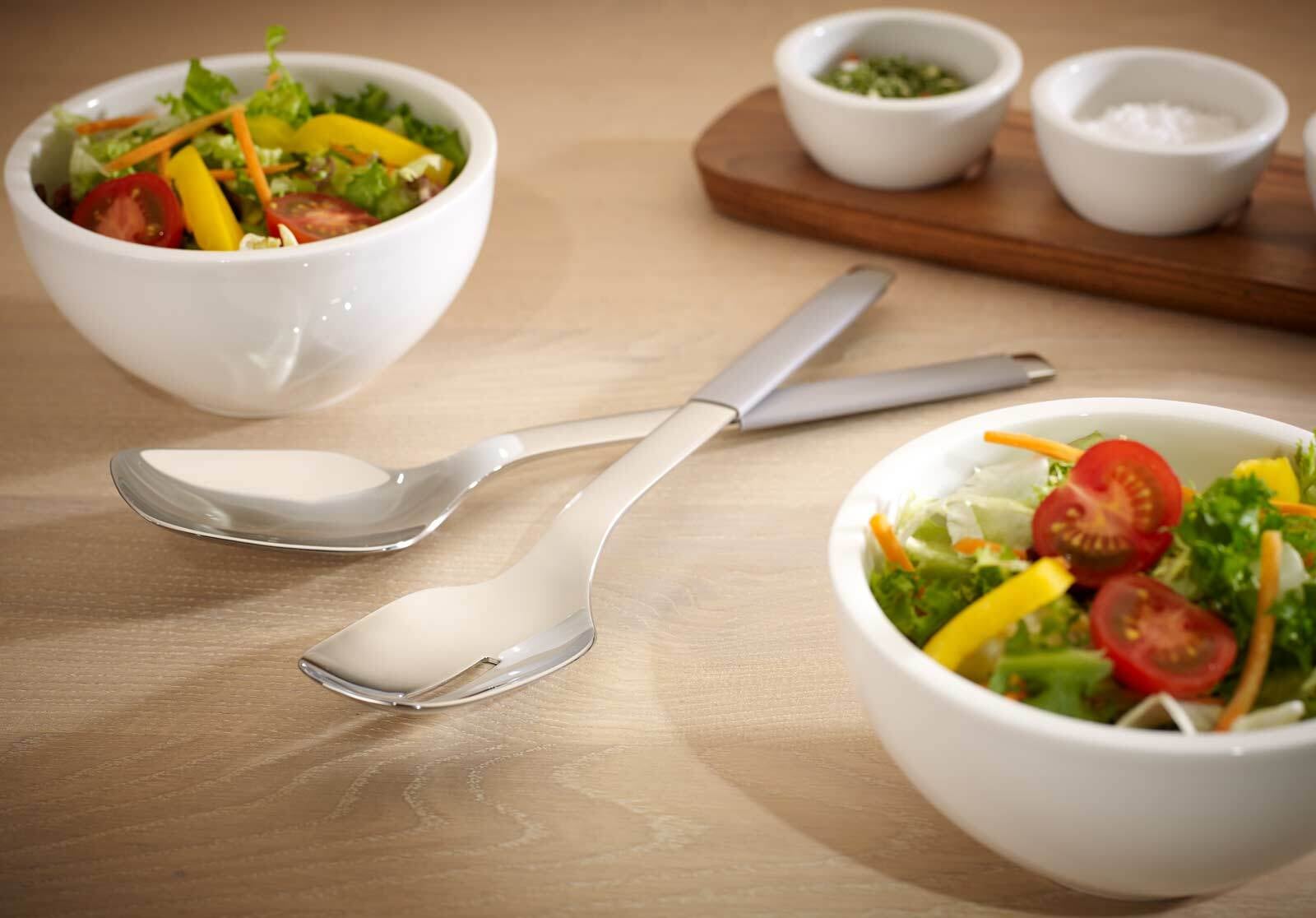 Villeroy & Boch Besteck-Set »Salatbesteck S+ Taupe 31 cm 2er Set taupe«