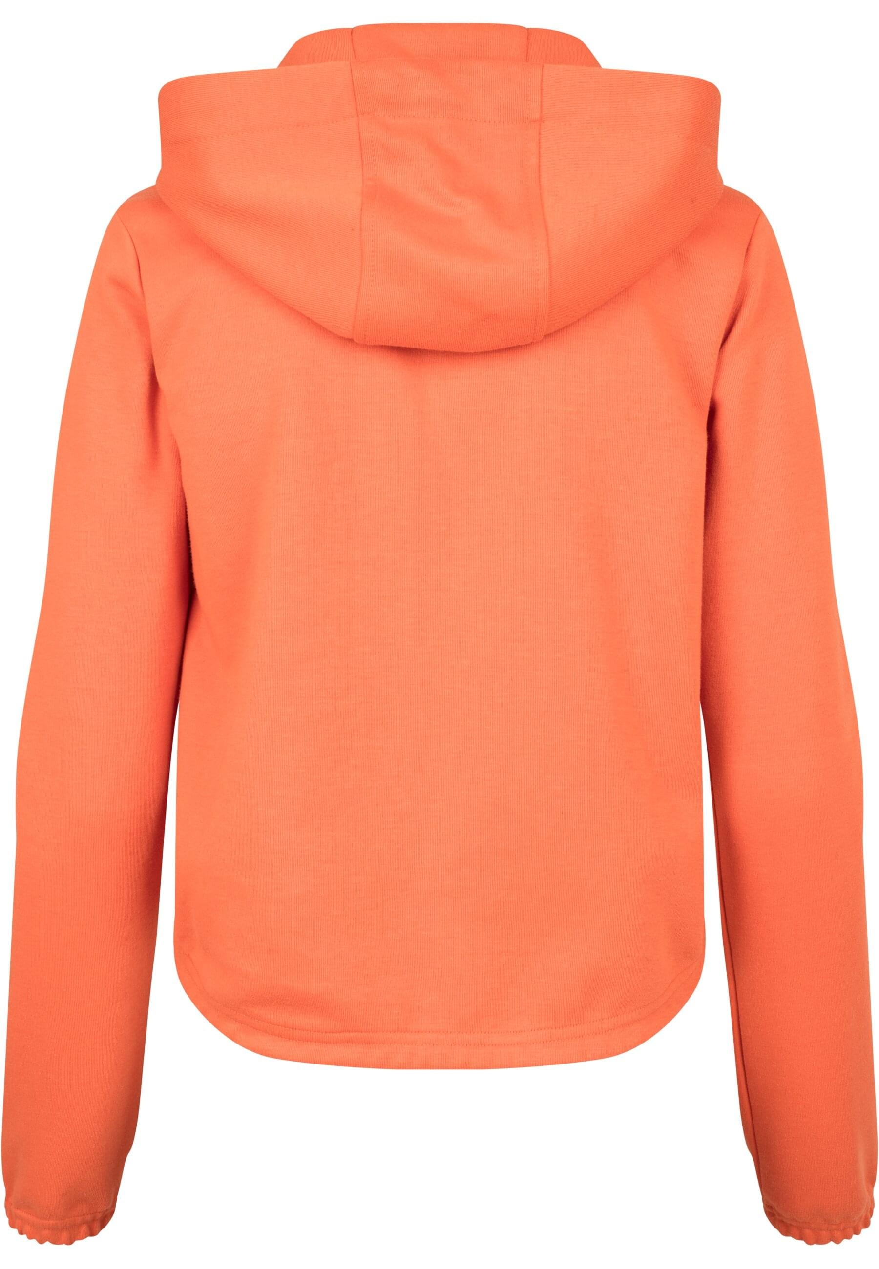 URBAN CLASSICS Rundhalspullover »Urban Classics Damen Ladies Interlock Short Hoody«, (1 tlg.)