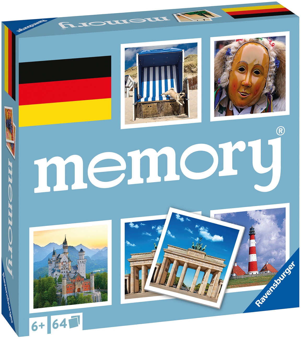 Ravensburger Spiel »Deutschland memory®«, Made in Europe, FSC® - schützt Wald - weltweit