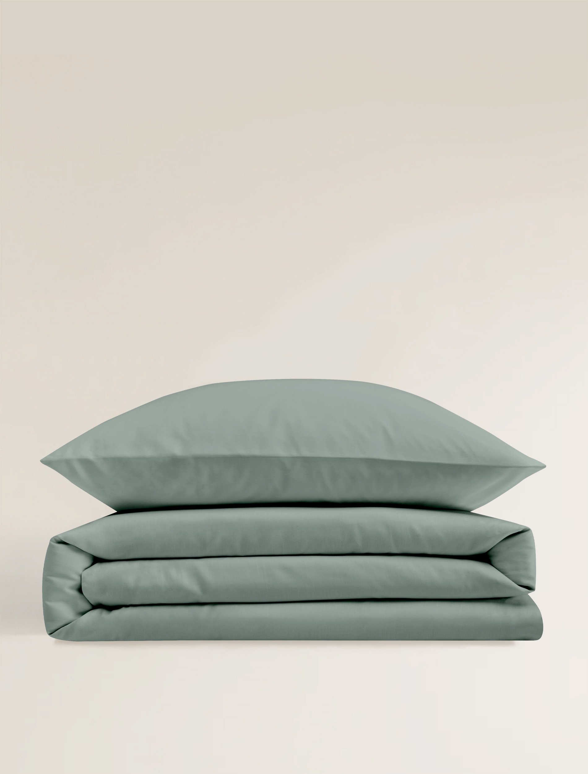 Thumbnail - BIERBAUM Bettwäsche "Elegant uni" 2 Stk. Mako-Satin, 100 % Baumwolle, Uni, pflegeleicht