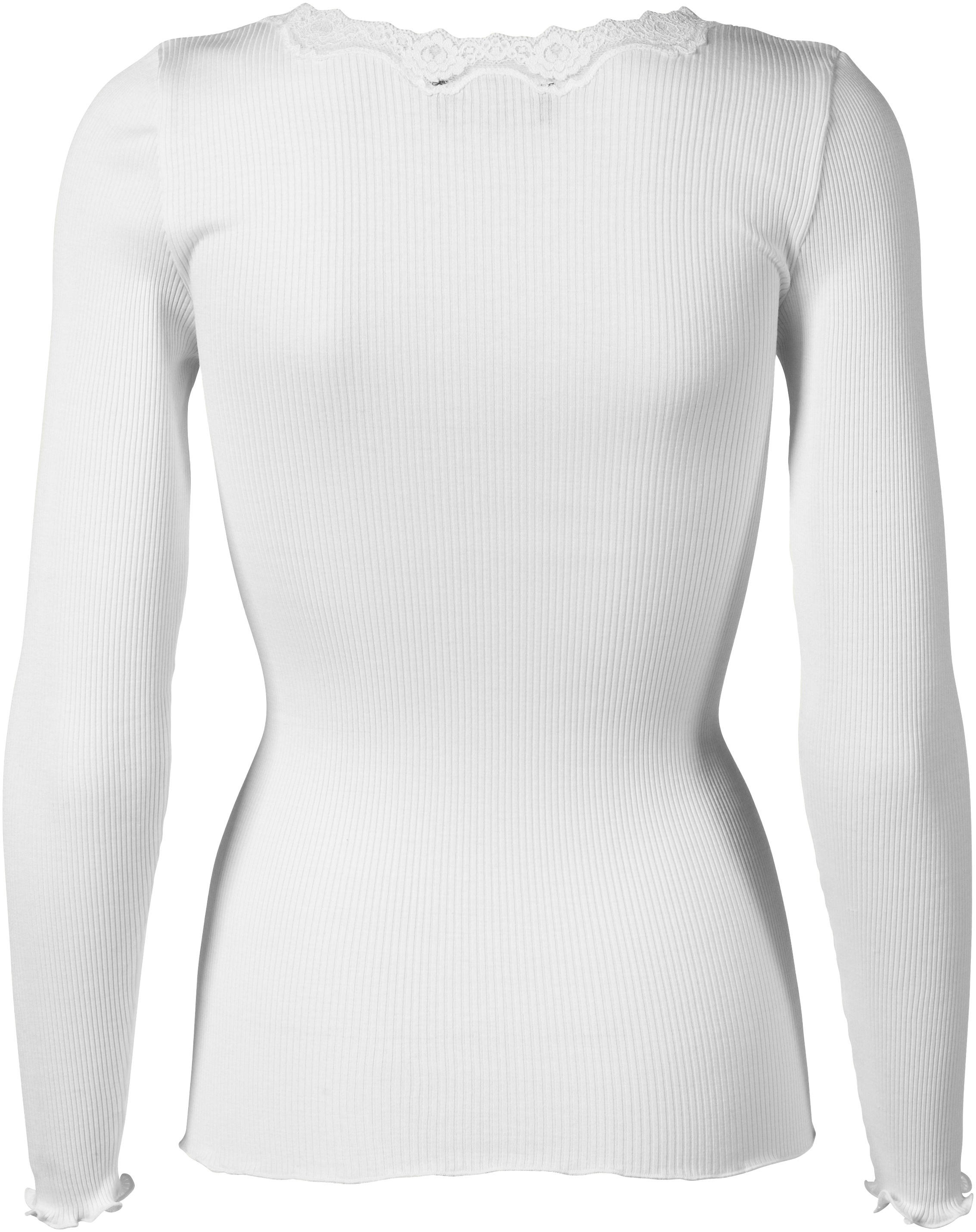 rosemunde Langarmshirt "Babette Silk Blouse", Rundhalsausschnitt mit Spitze günstig online kaufen