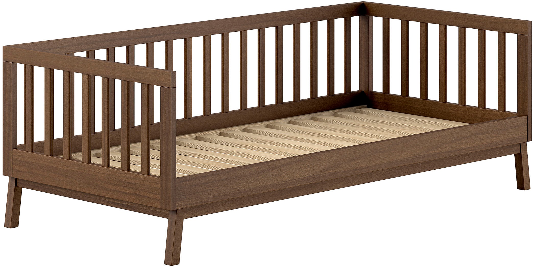 Vipack Daybett "Sesan, mit Sprossenumrandung in zeitlosem Design" (B/H/T ca. 205x70x95,7cm) inkl. Rolllattenrost, universell einsetzbar, wahlweise zwei Ausführungen