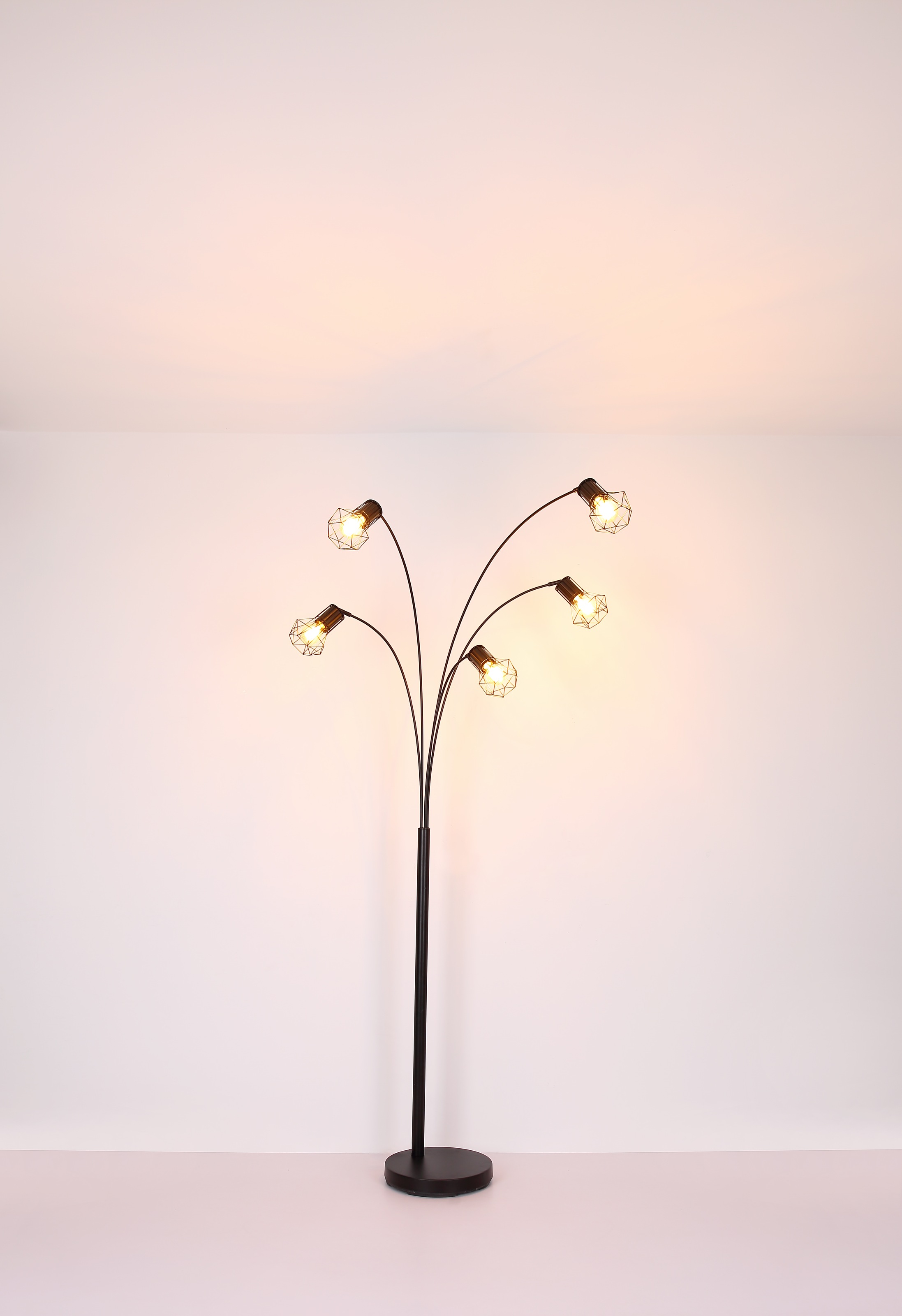 GLOBO LIGHTING Stehlampe »PRISKA« E27 1 Stk. Stehlampe Wohnzimmer Schlafzimmer Flur Design-Leuchte