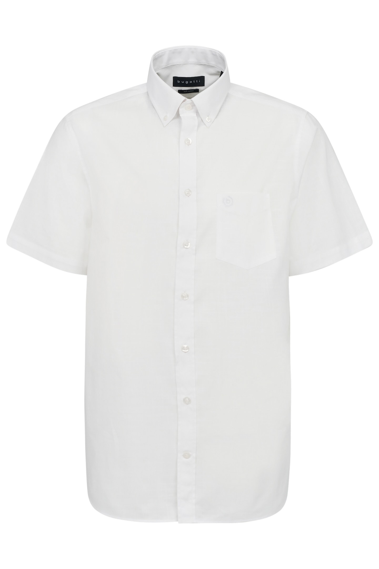 bugatti Kurzarmhemd, mit Button-Down-Kragen