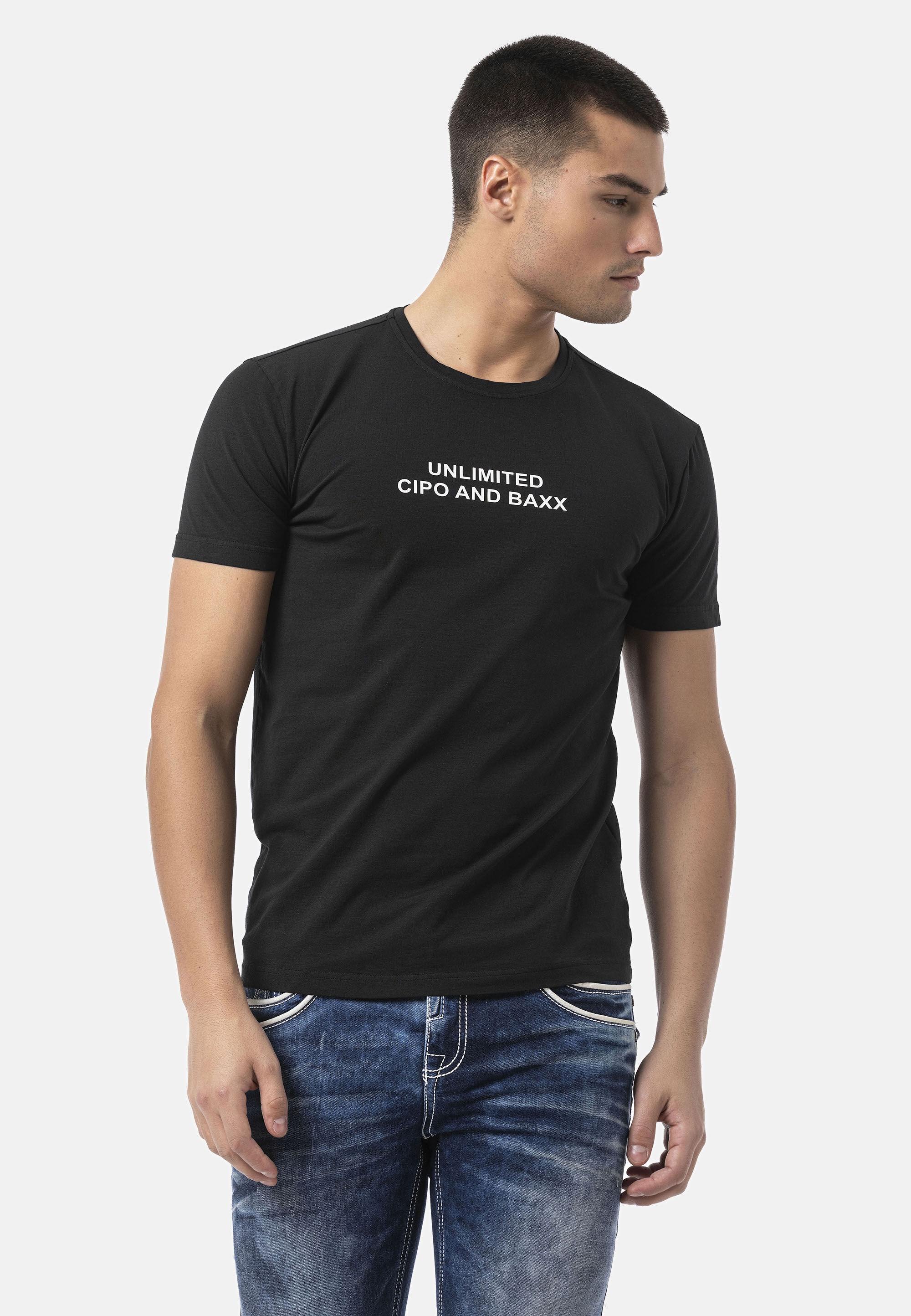 Cipo & Baxx T-Shirt »CT827« in Regular Fit