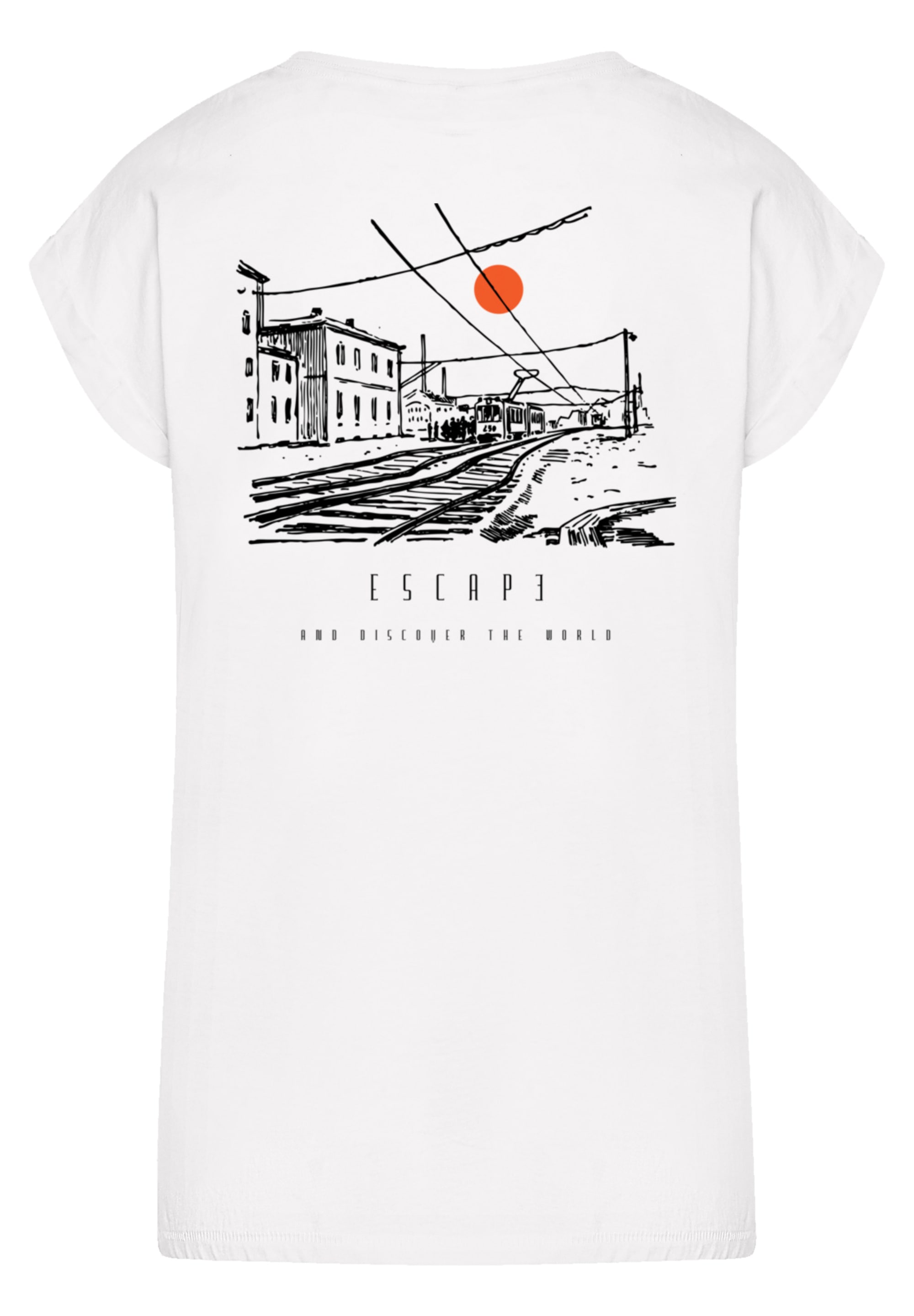 F4NT4STIC T-Shirt »Discover the World Train Station«, Premium Qualität, ESCAPE Collection