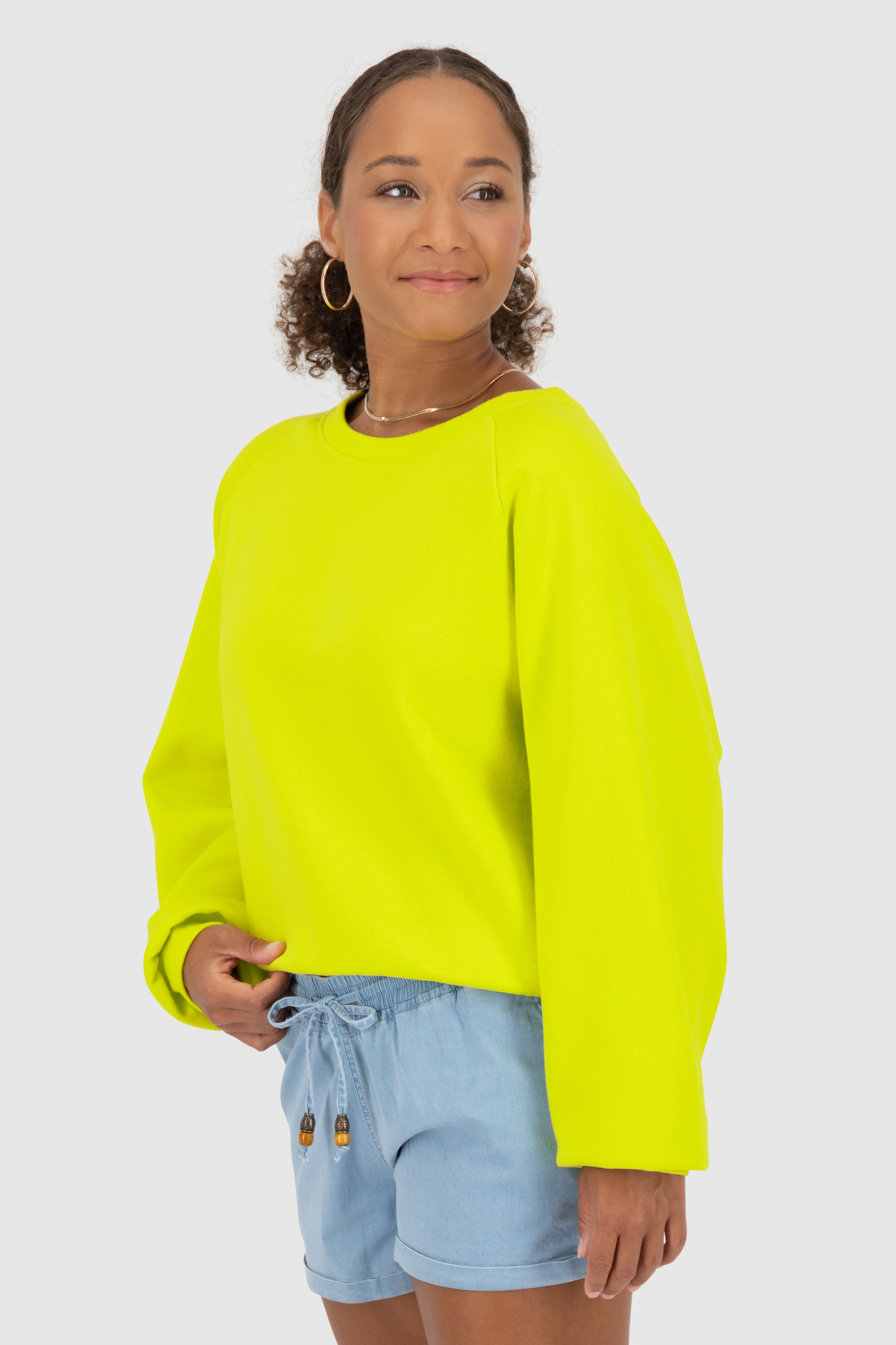 Alife & Kickin Sweatshirt »Damen TeonaAK A«, Basic Pullover mit Rundhalsausschnitt
