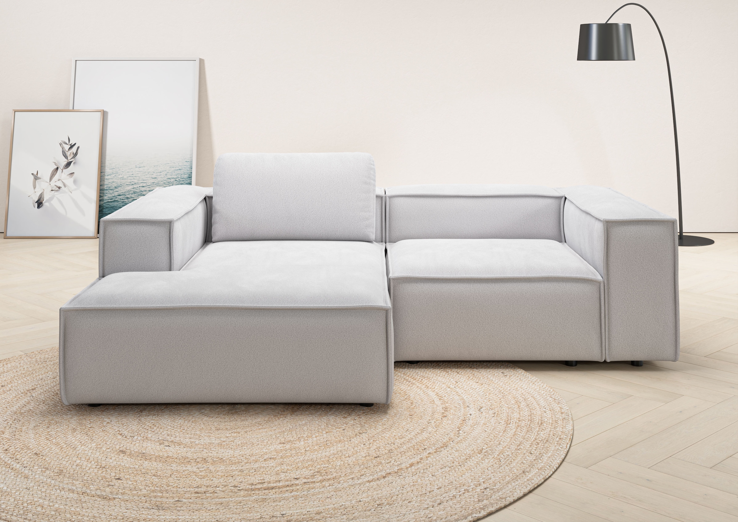 Home affaire Ecksofa "Watertown, kompakte L-Form, 246 cm breite für kleiner günstig online kaufen