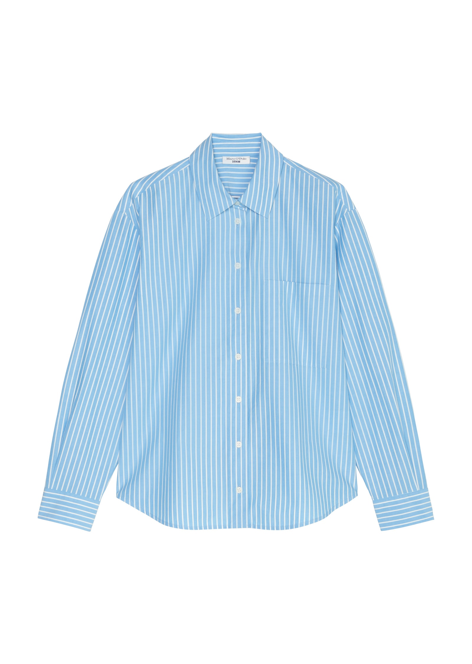 Marc O'Polo DENIM Langarmbluse »aus Papertouch-Popeline«