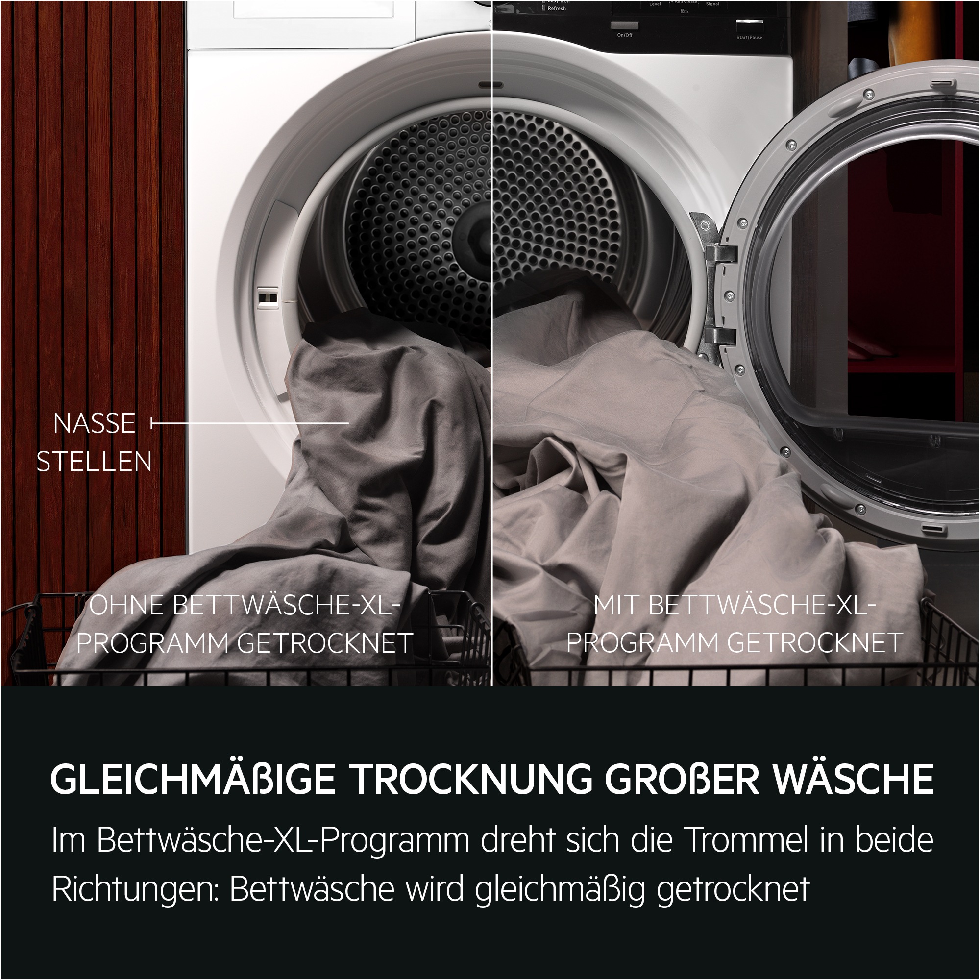 AEG Wärmepumpentrockner »TR7TE86« 7000 SensiDry® Wärmepumpentrockner: Textilschonend bei niedriger Temperatur