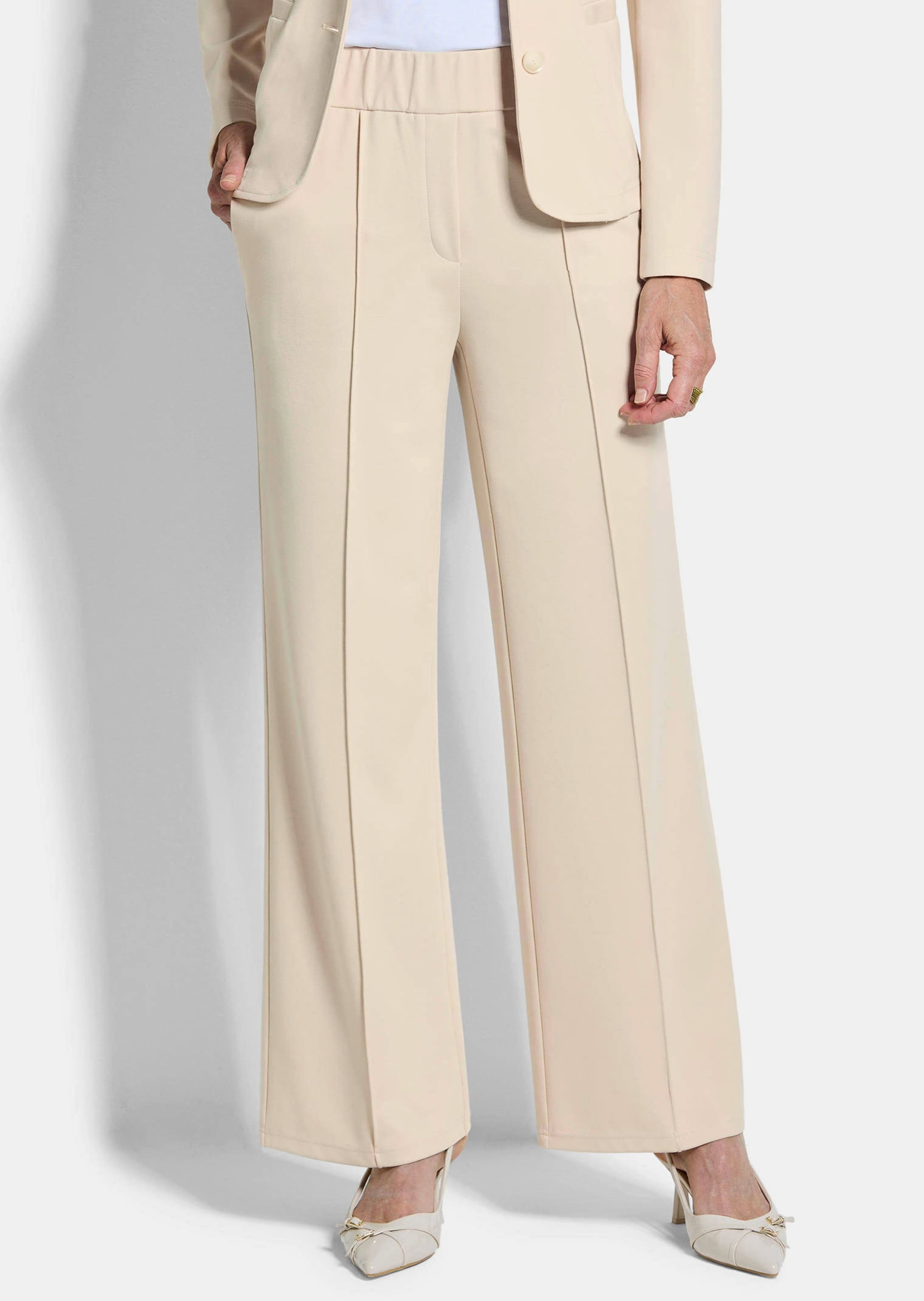 Thumbnail - GOLDNER Stoffhose "Jersey-Culotte VERA mit Biesen"