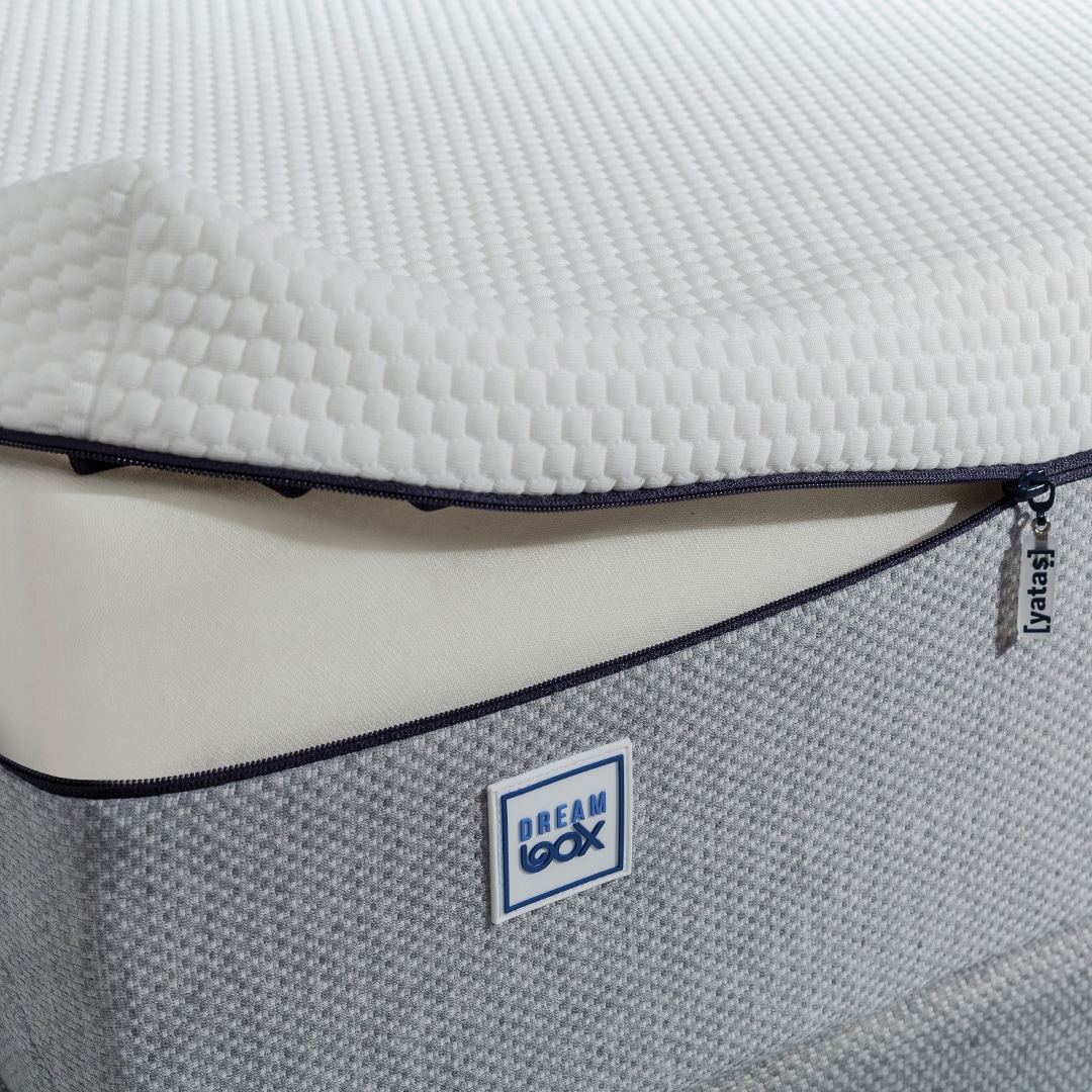 Yatas Bedding Taschenfederkernmatratze »Dream Box Roll PRO, Matratze 90x200, 140x200 cm & weitere Größen«, 24 cm hoch, 416 Federn, (1 St.), H2 / H3, wendbar, ergonomisch, atmungsaktiv