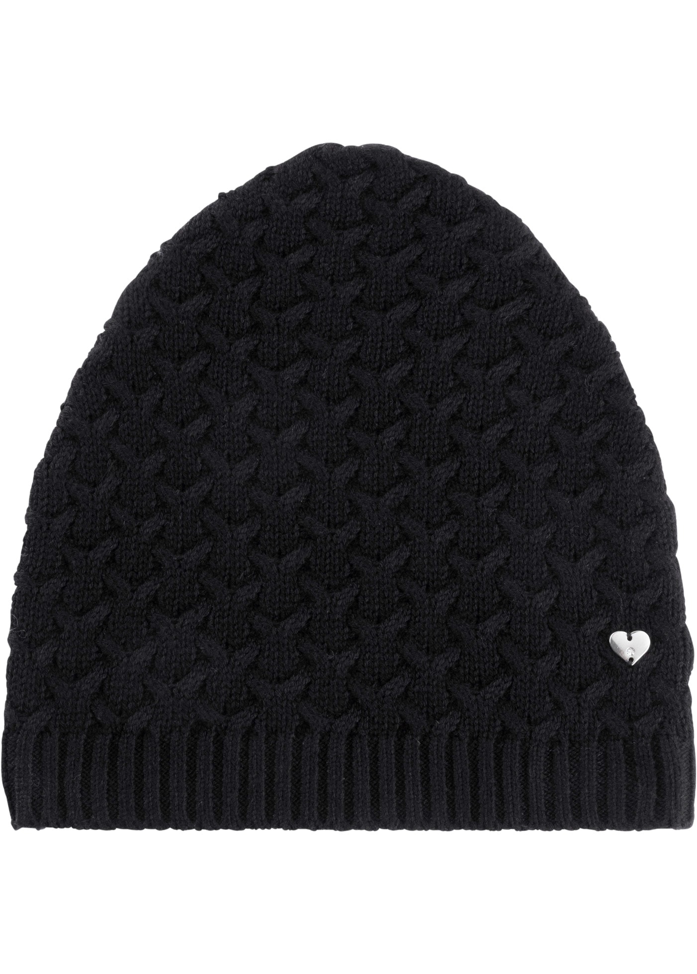 bonprix Strickmütze aus Viskose, Polyamid, Polyester und Kaschmir, klassisc günstig online kaufen