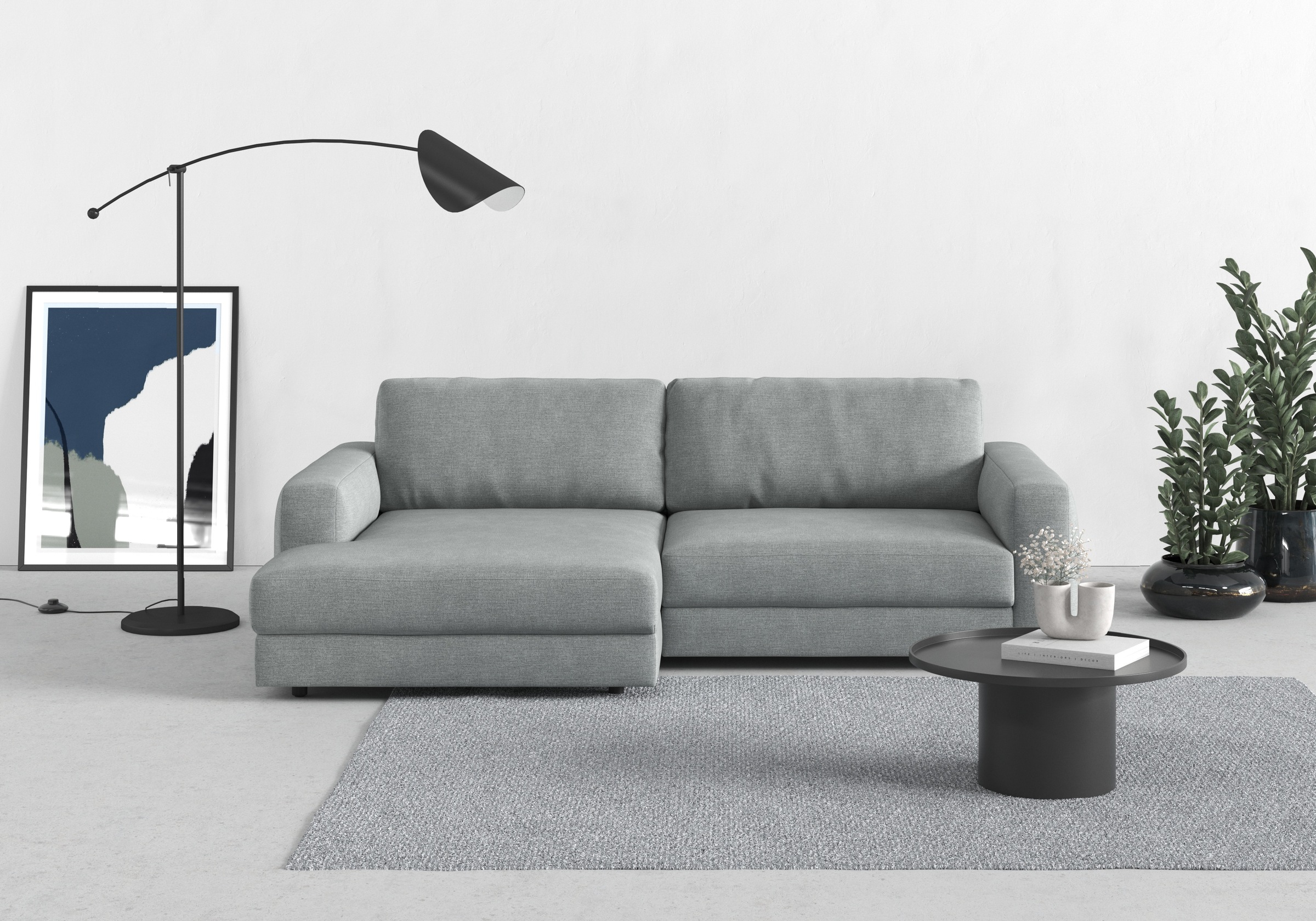 TRENDMANUFAKTUR Ecksofa »Bourbon«, (2 St.), mit extra hohem Sitzkomfort, auch in Cord erhältlich