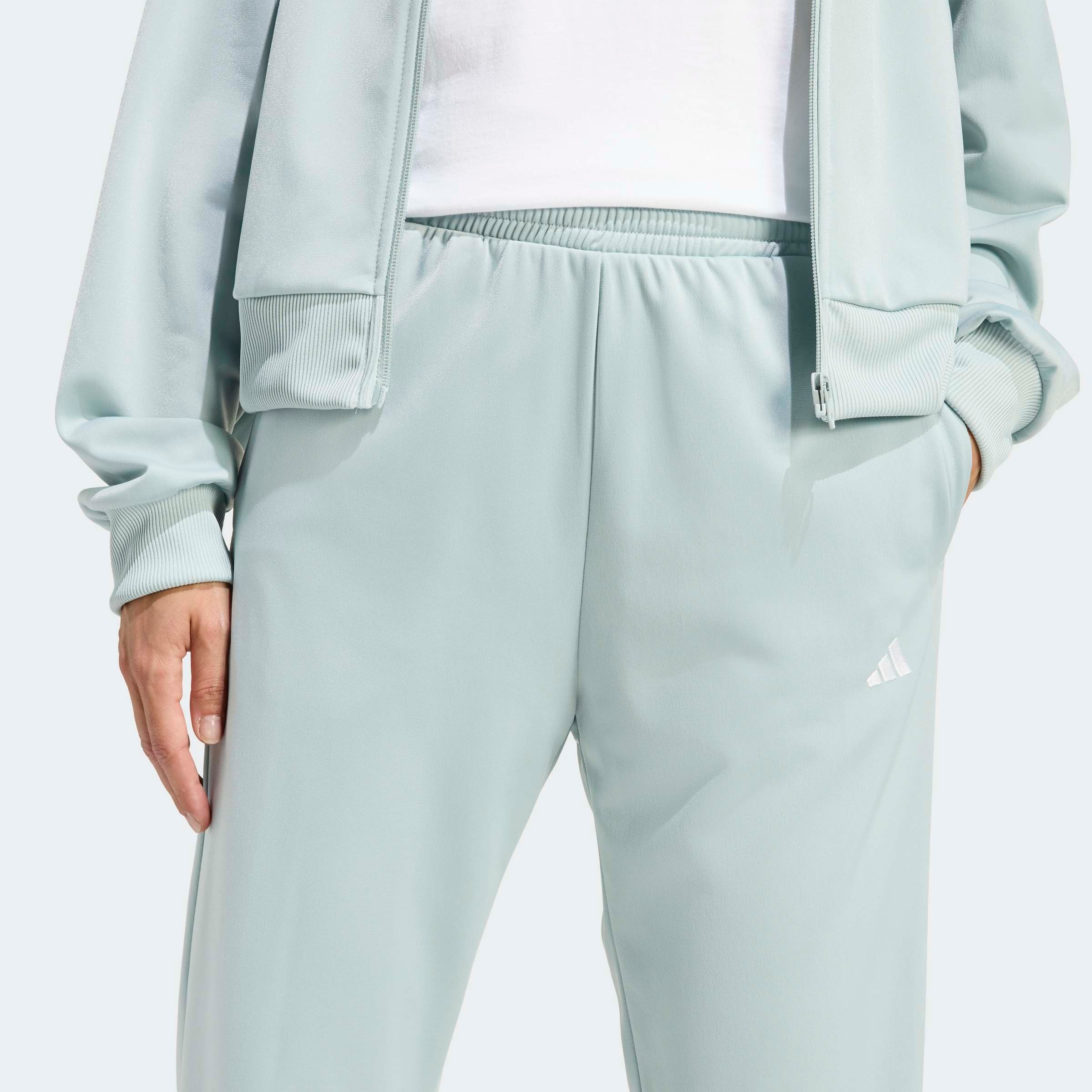 Trainingsanzug ADIDAS SPORTSWEAR "W FEELCOZY TS", Damen, Gr. M, wosa, Obermaterial: 100% Polyester, Sportanzüge Trainingsanzug 3