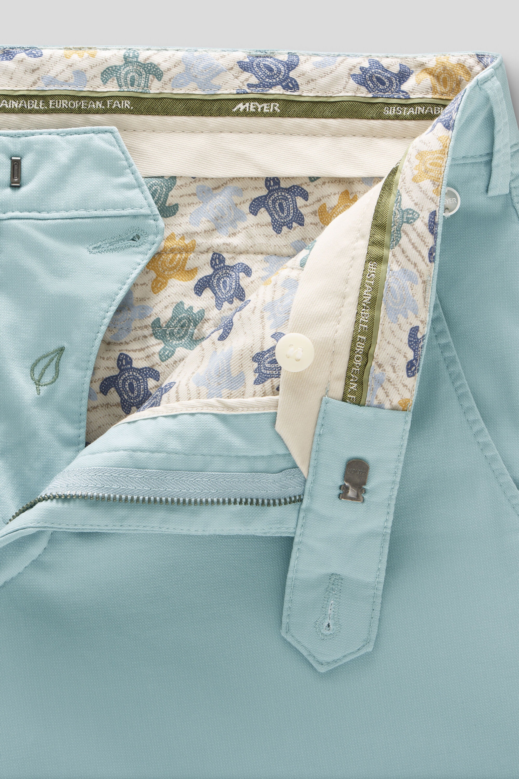 MEYER Chinos »ROMA Art.1-5070«, mit buntgewebtem Innenfutter