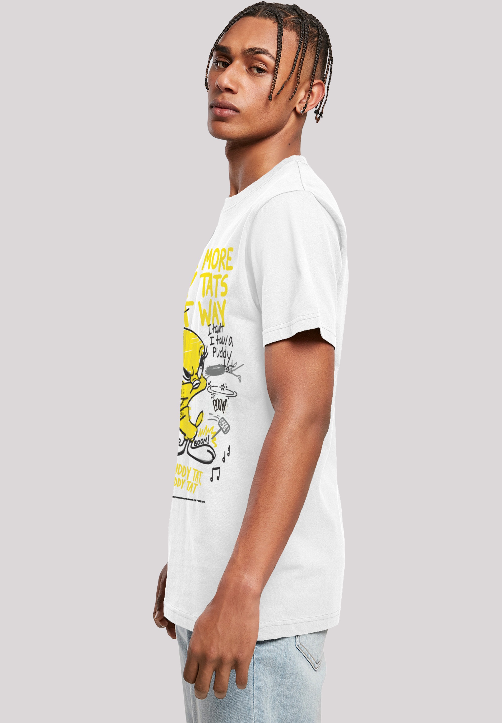 F4NT4STIC T-Shirt »Looney Tunes Tweety Pie More Puddy Tats«, Herren,Premium Merch,Regular-Fit,Basic,Bedruckt