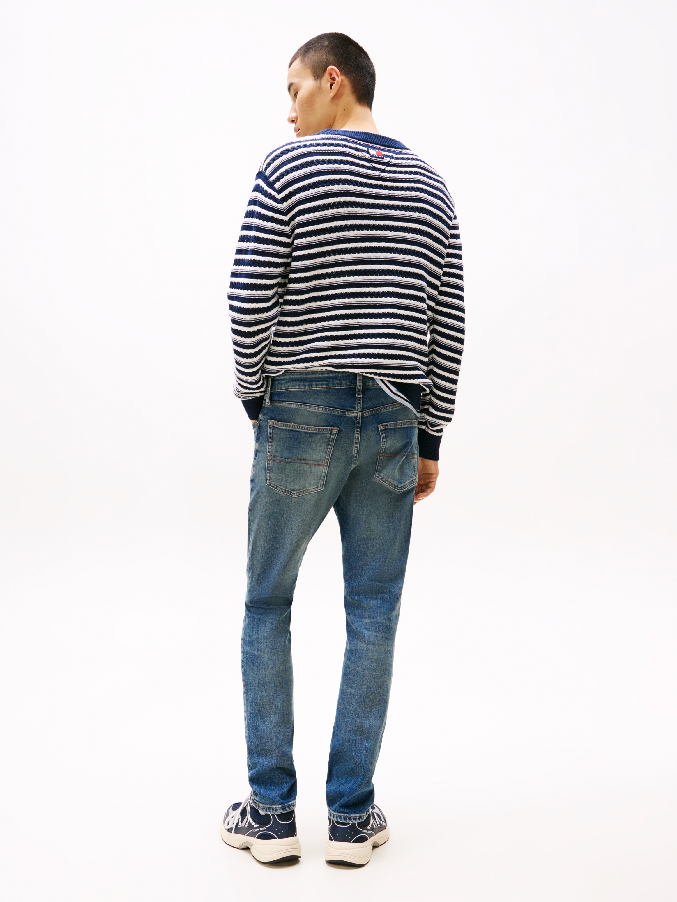Tommy Jeans Slim-fit-Jeans »Scanton Slim Denim«, Mit Gürtelschlaufen