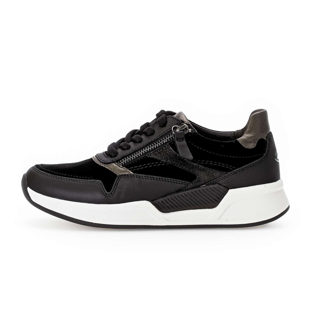 Gabor Sneaker "Sneaker low Materialmix Leder" günstig online kaufen