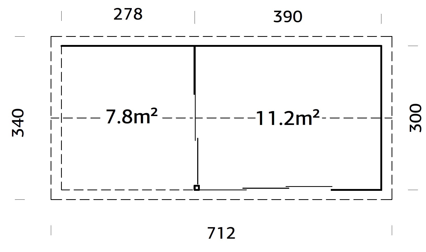 Palmako Gartenhaus »Amanda Slide« verschiedene Farben