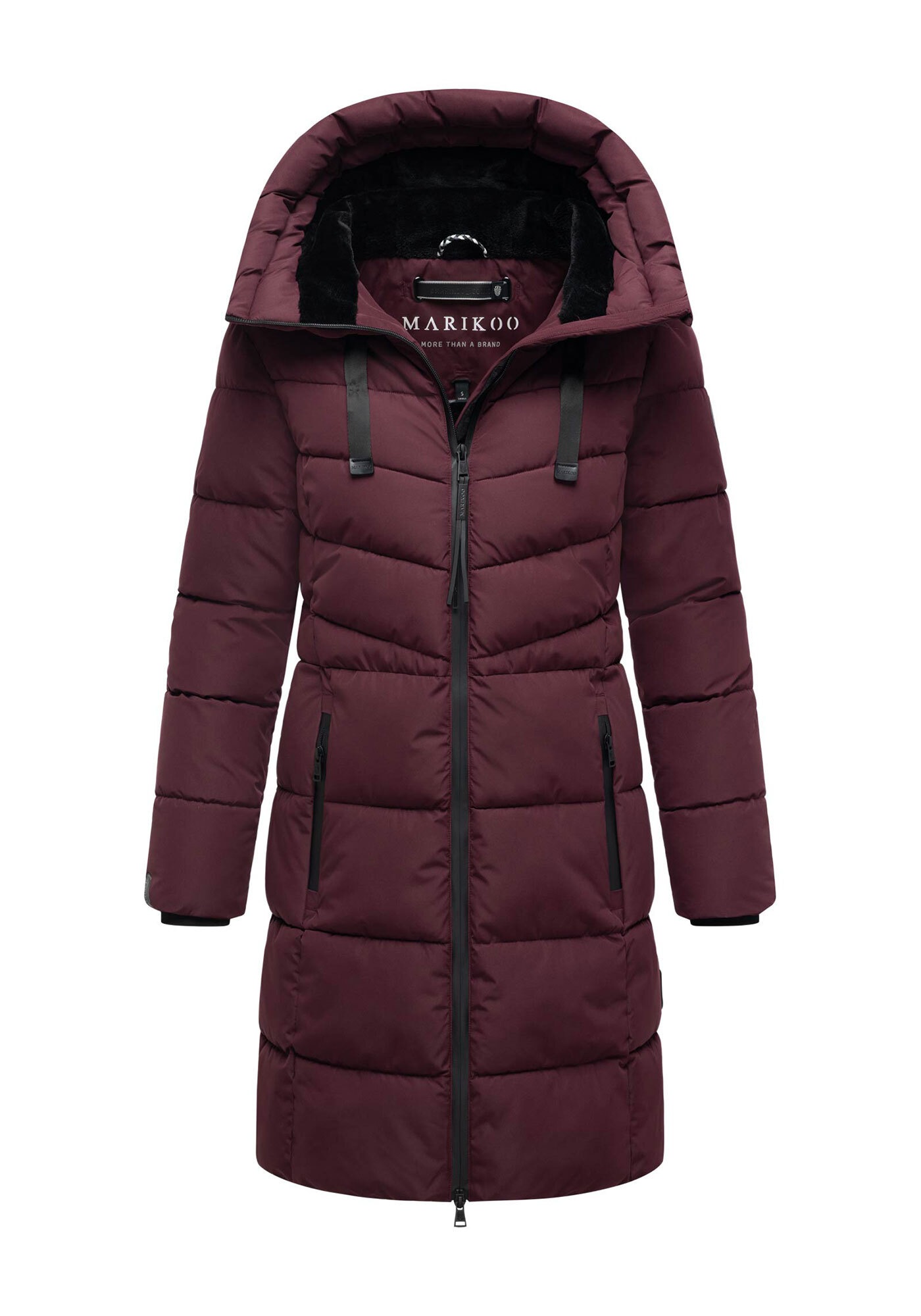 Marikoo Winterjacke »Natsukoo XVI« Stepp Mantel mit großer Kapuze