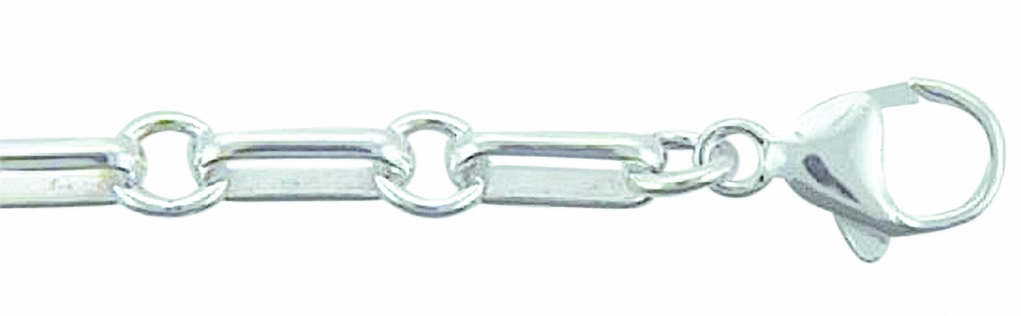 Silberarmband ADELIA´S "Damen 925 Silber Fantasie Armband 19 cm Ø 4 mm", silber, Armbänder, Damen, 19, Silber 925 (Sterlingsilber), Silberarmband, Silberschmuck für Damen